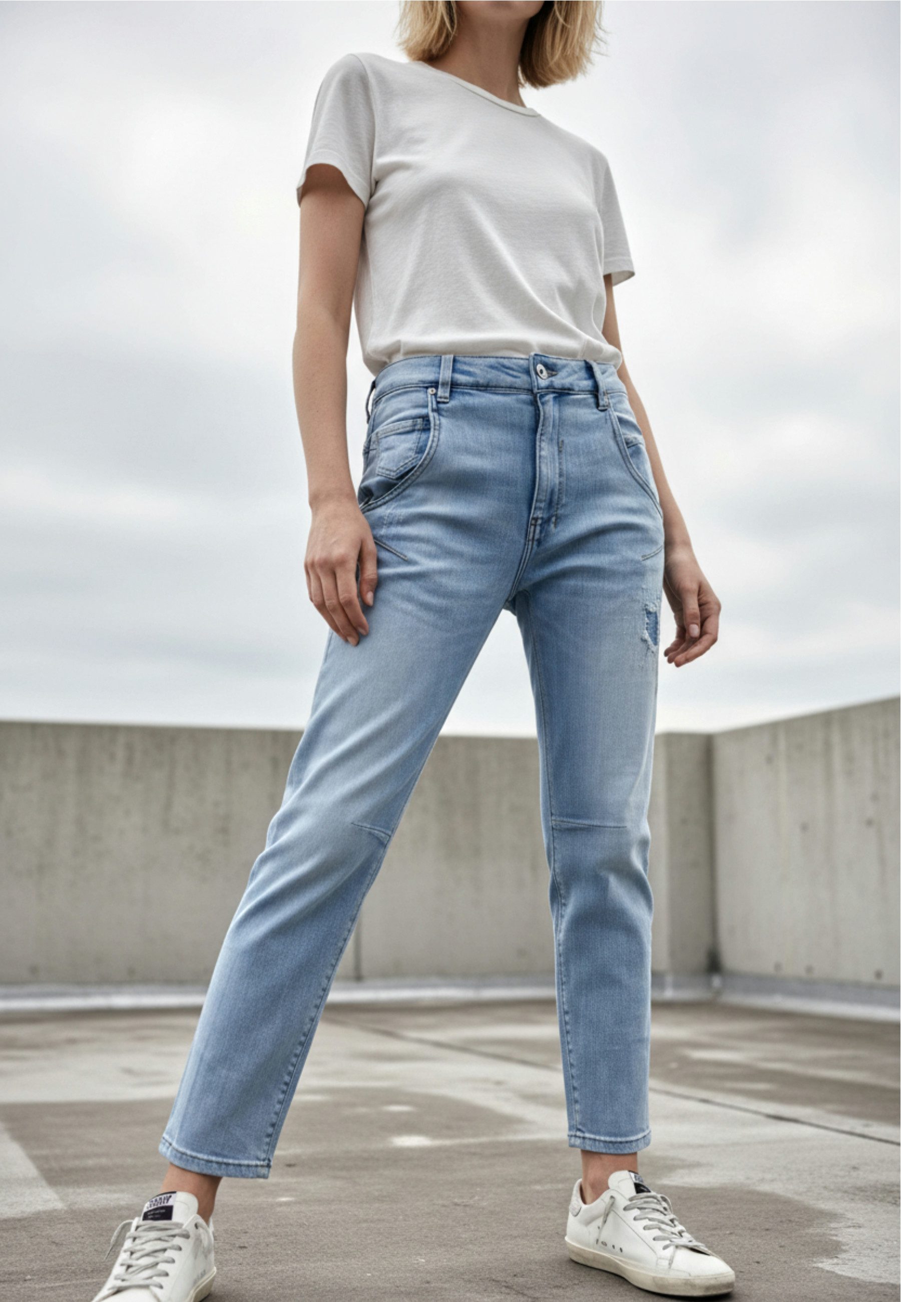 Andijamo-Fashion Stretch-Hose THE COOL ONE Klassischer Five-Pocket-Stil günstig online kaufen