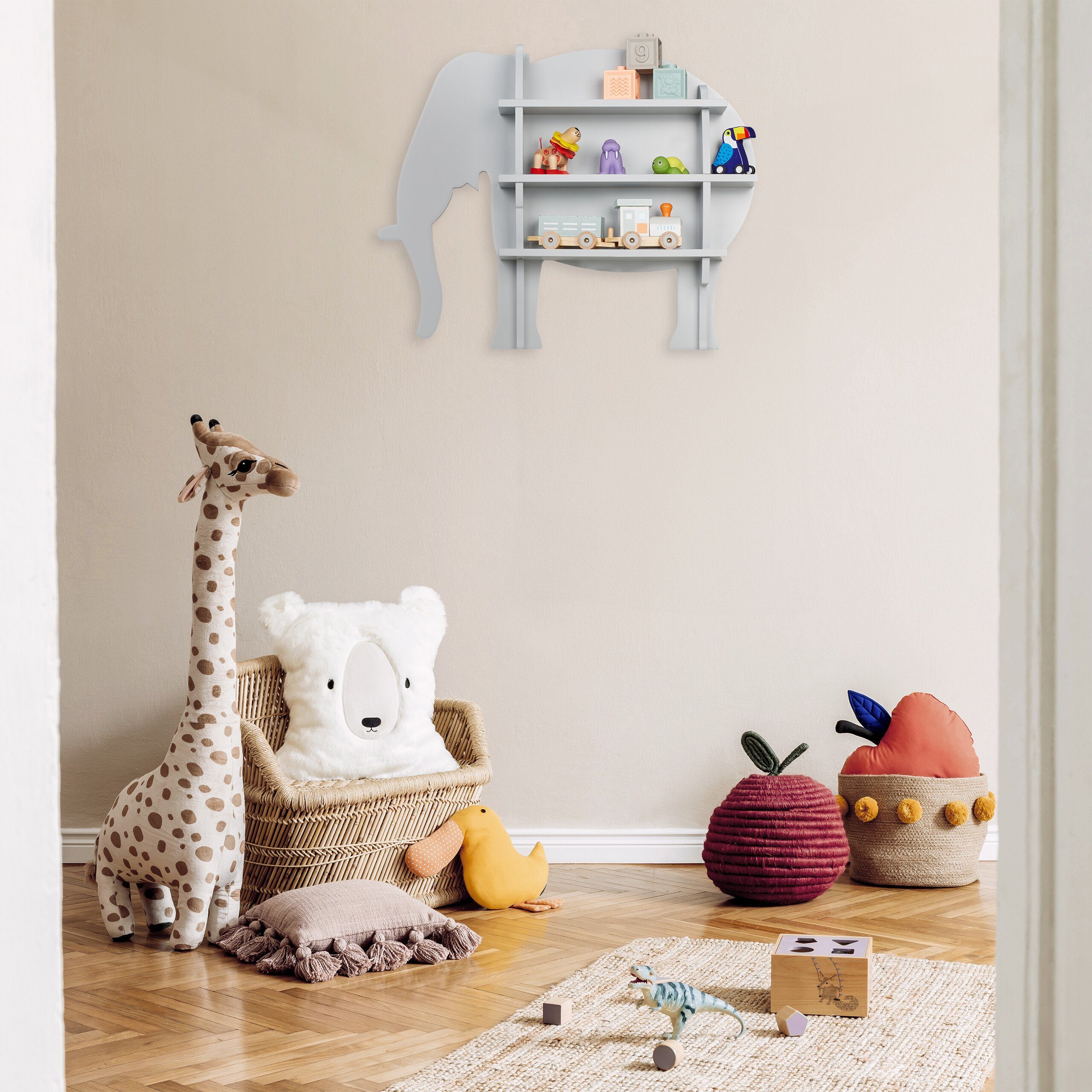 relaxdays Kinderregal Elefant günstig online kaufen