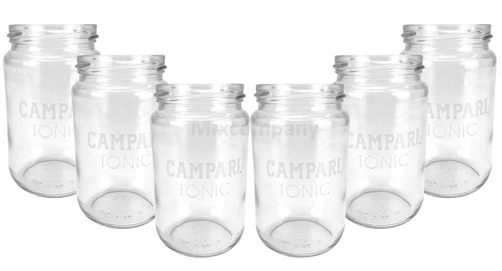 Camp Longdrinkglas Campari Tonic Lynchglas Longdrinkglas Glas Gläser Set - 6x Cocktailg