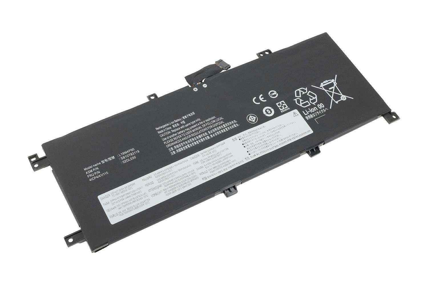 PowerSmart NLV107.54P Laptop-Akku L13 Yoga ThinkPad für mAh Li-Polymer (15,36 2995 02DL030, LENOVO L18M4P71, V)