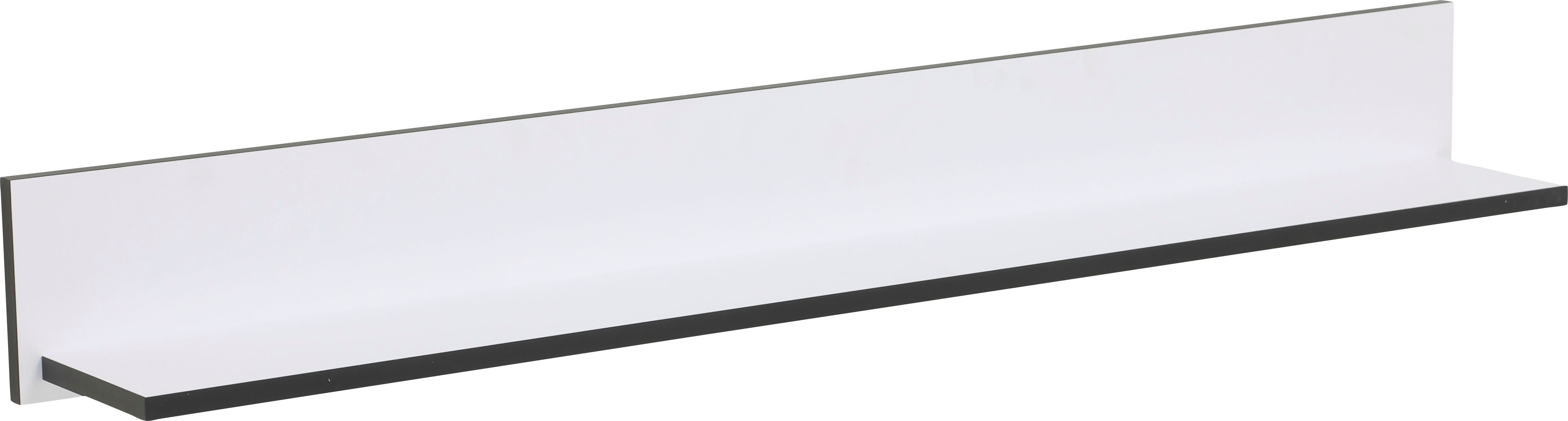 HELA Wandboard Ariana, Schwarz abgesetzte Kanten, 120 cm günstig online kaufen