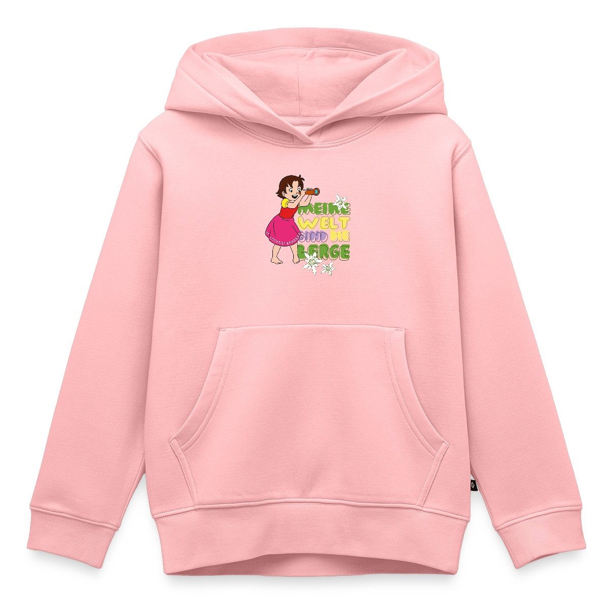 Hoodie Heidi Meine Welt Sind Die Berge Fernglas Kinder Premium Hoodie