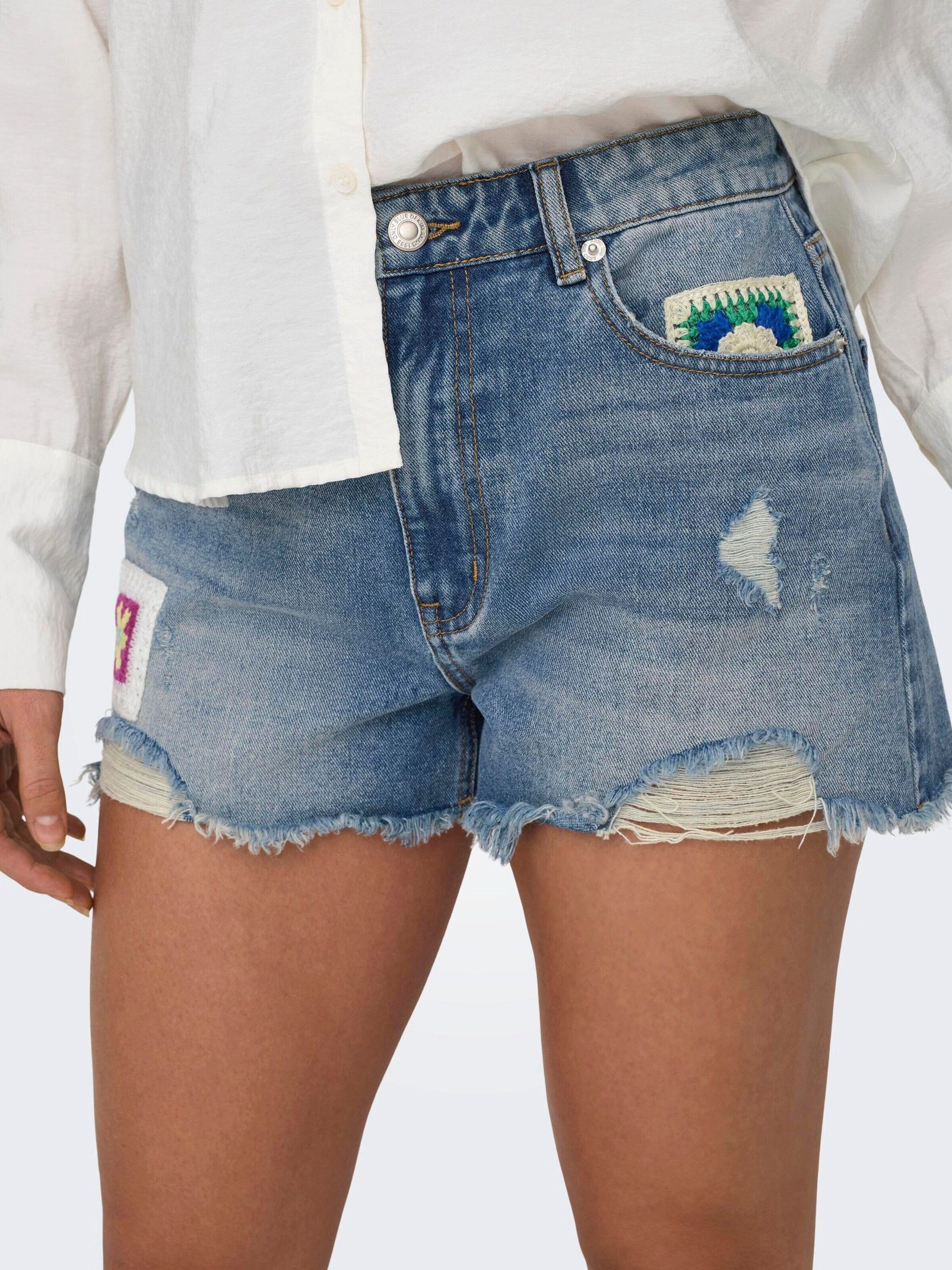 ONLY Jeansshorts Zuma (1-tlg) Fransen günstig online kaufen