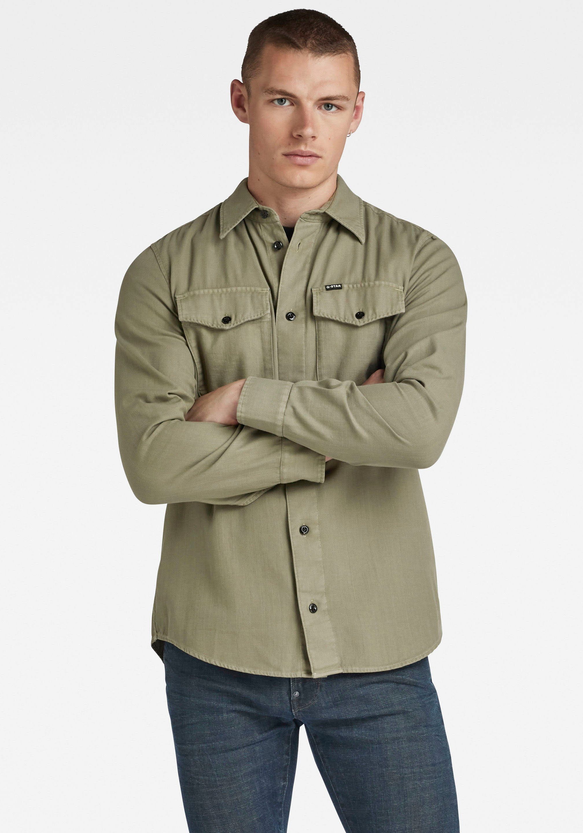 G-Star RAW Jeanshemd Marine Slim