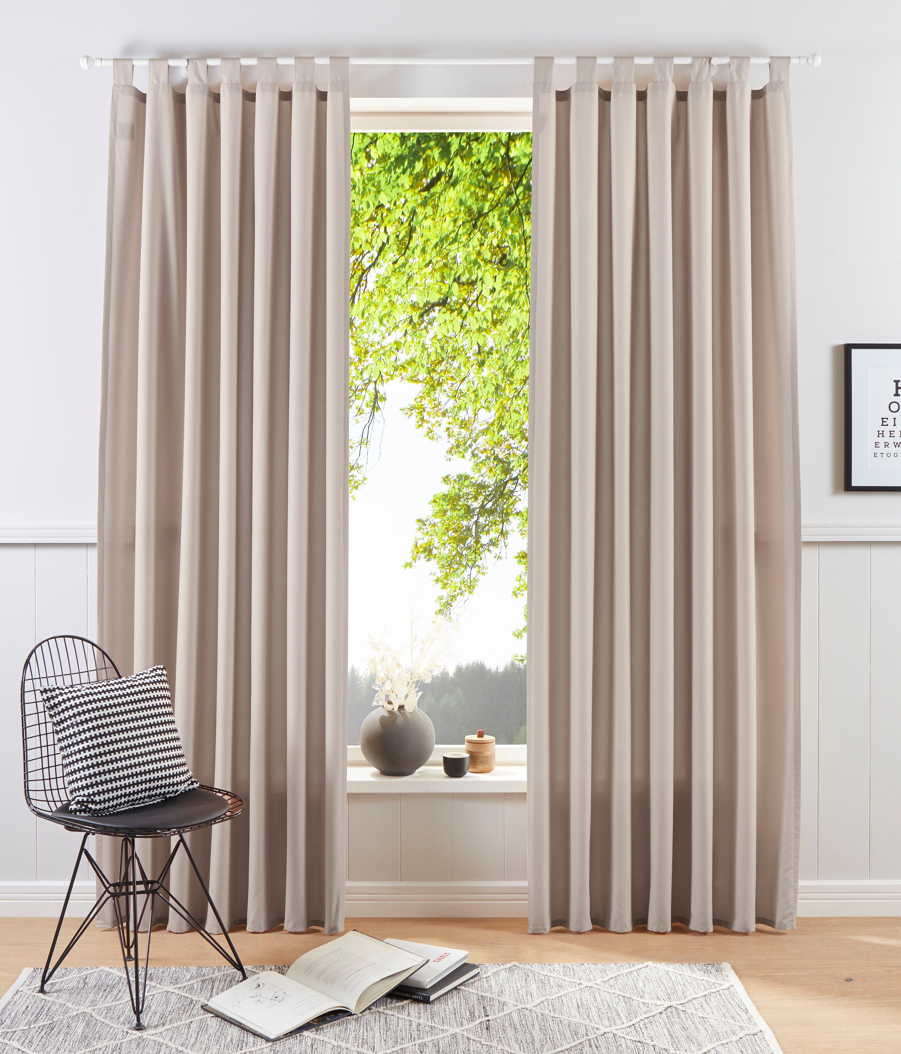 my home Vorhang Raja, Schlaufen (2 günstig online kaufen