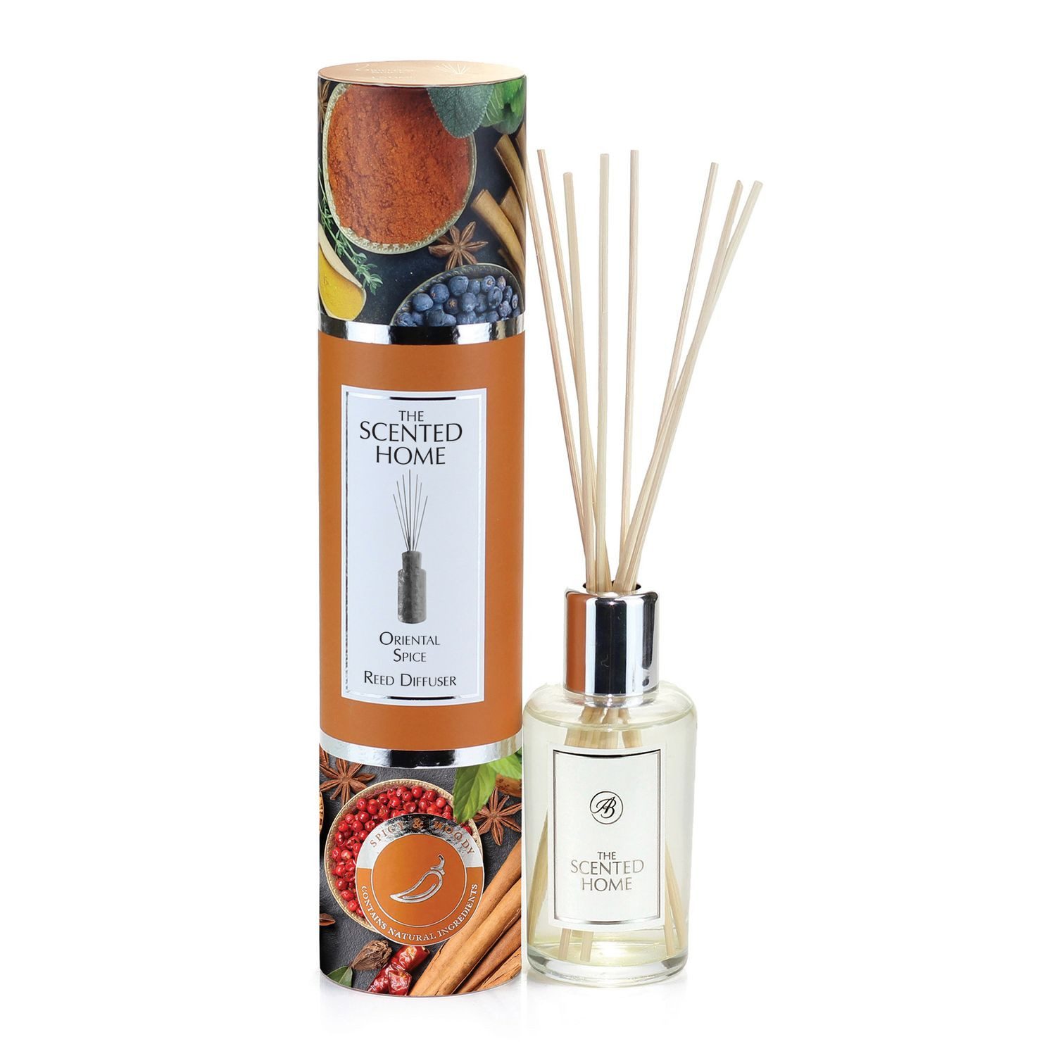 Ashleigh & Burwood Raumduft Oriental Spice (1-St), Raumduft mit Rattanstäbchen 150 ml