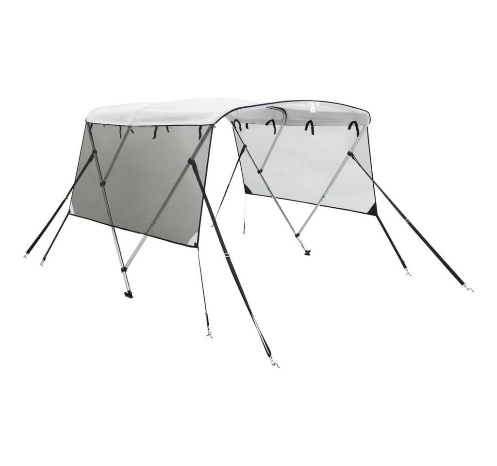 Thumbnail - vidaXL Schutzplane, 3-Bow Bimini-Top mit Mesh-Seitenteilen 183x(170-182)x137 cm