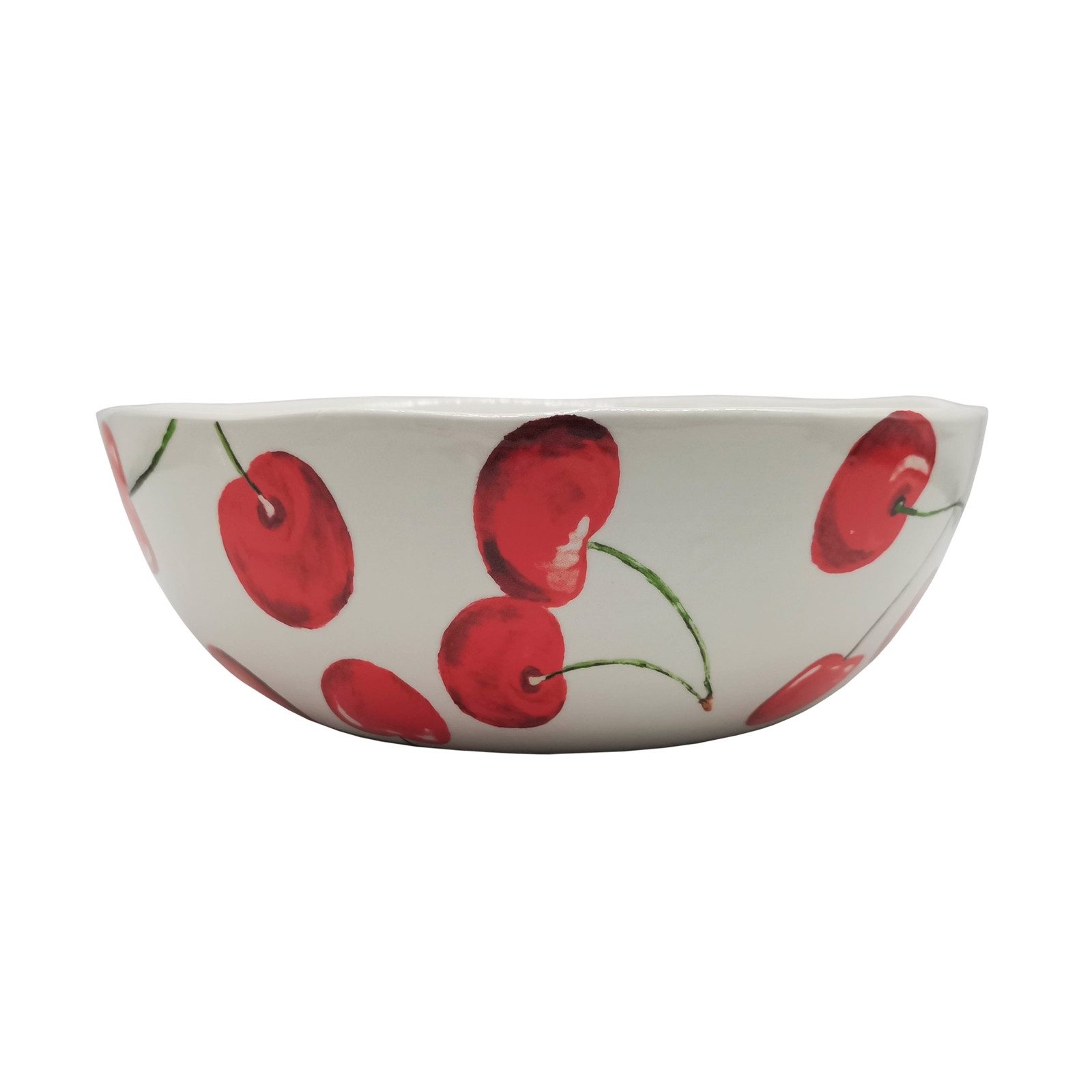 Neuetischkultur Servierschale Servierschale Keramik gemustert, Keramik, (Stück, 1-tlg), Obstschale, Salatschüssel