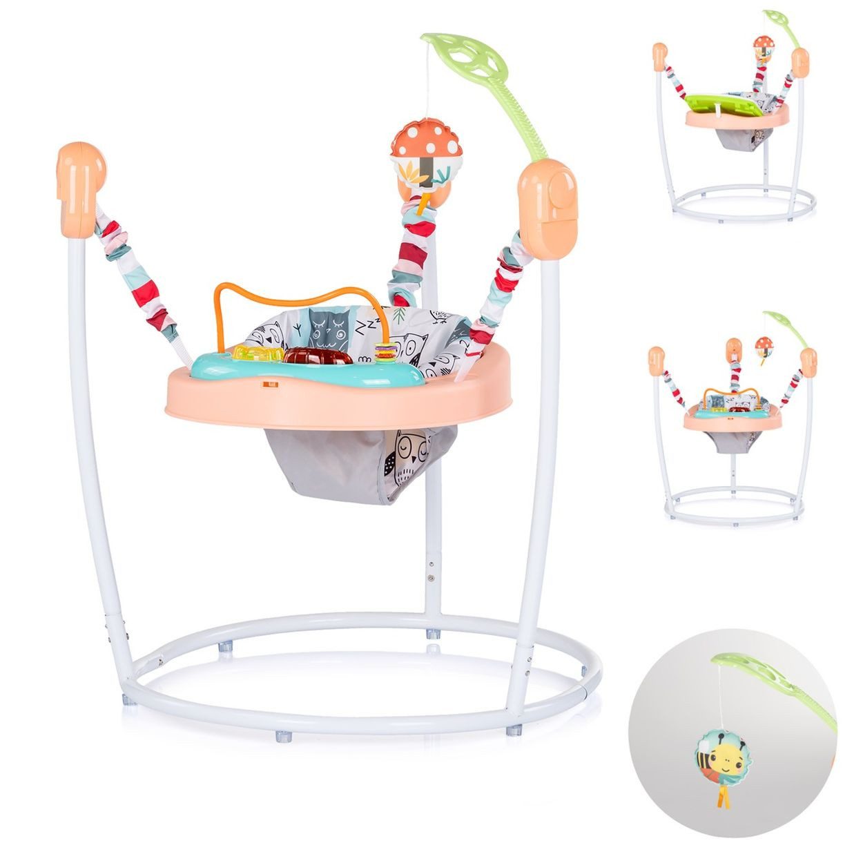 Chipolino Türhopser Hopser Jumpy Joy Musik Licht, Tiere Hängespielzeug Motorikspielzeug