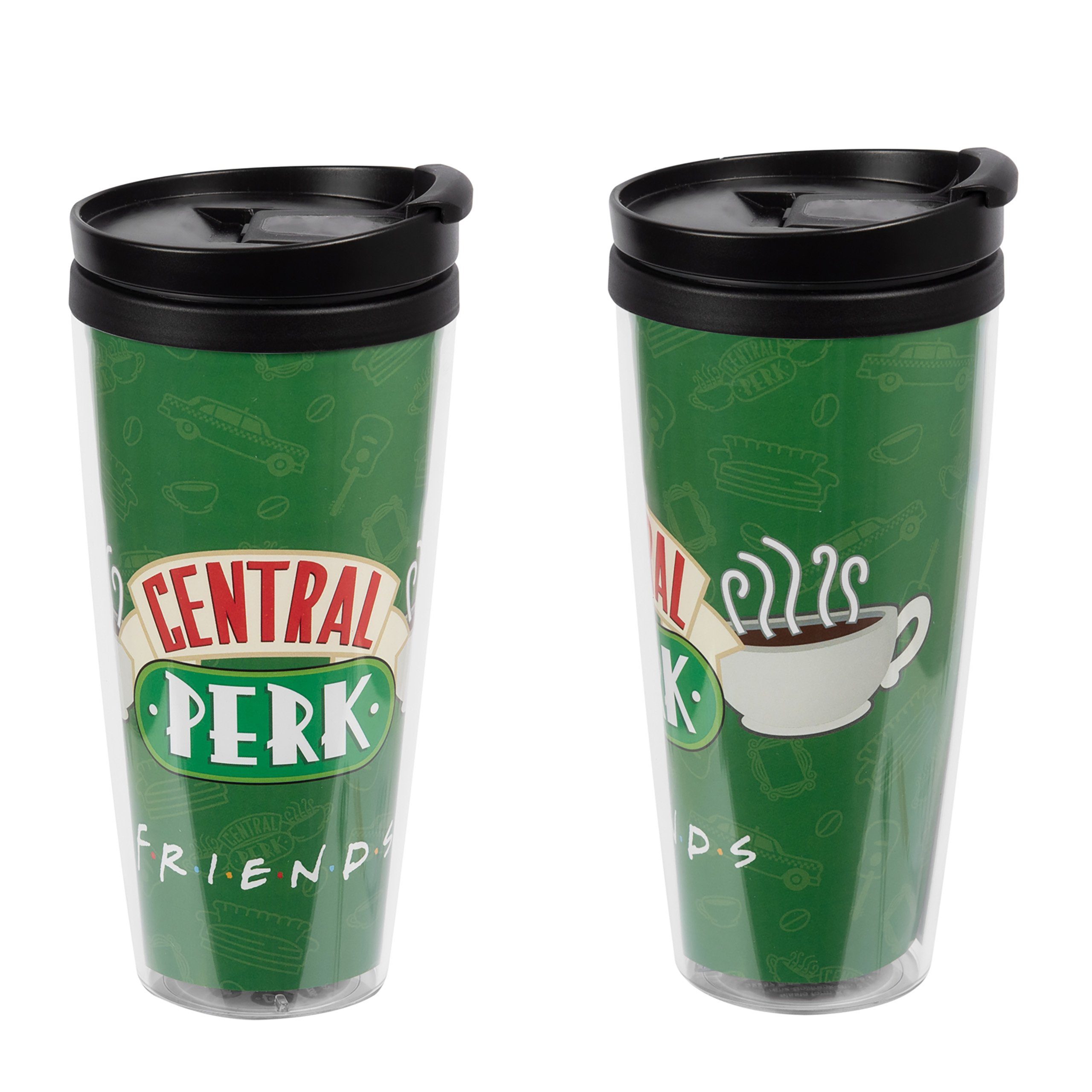 United Labels® Coffee-to-go-Becher »Friends Coffee-To-Go Becher - Central  Perk Thermobecher Isolierbecher Kaffeebecher 250 ml«, Kunststoff (PP/PVC)