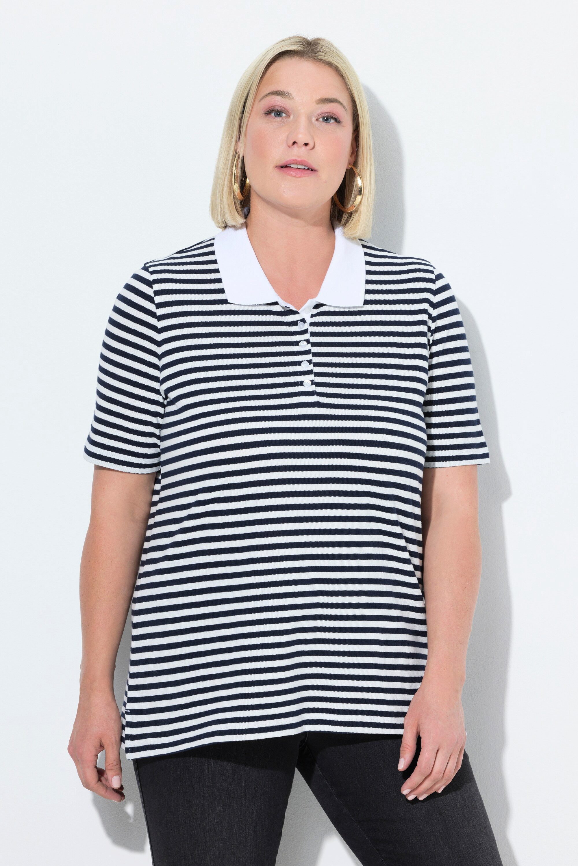 Ulla Popken Poloshirt Poloshirt Classic Fit günstig online kaufen
