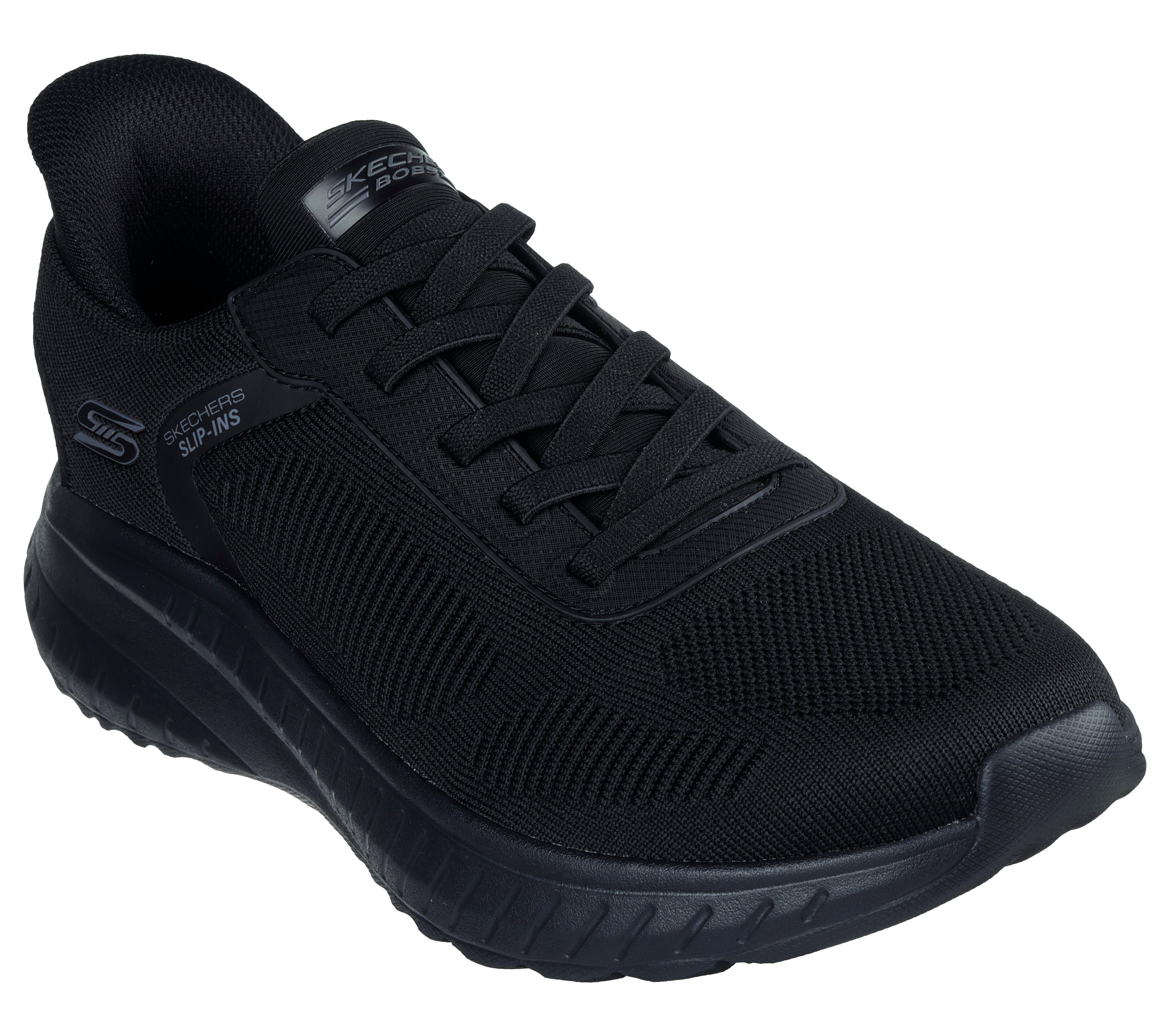 Skechers BOBS SQUAD CHAOS-SOLID STEP Slip-On Sneaker Schlupfschuh, Slipper, Sneaker zum Schlupfen