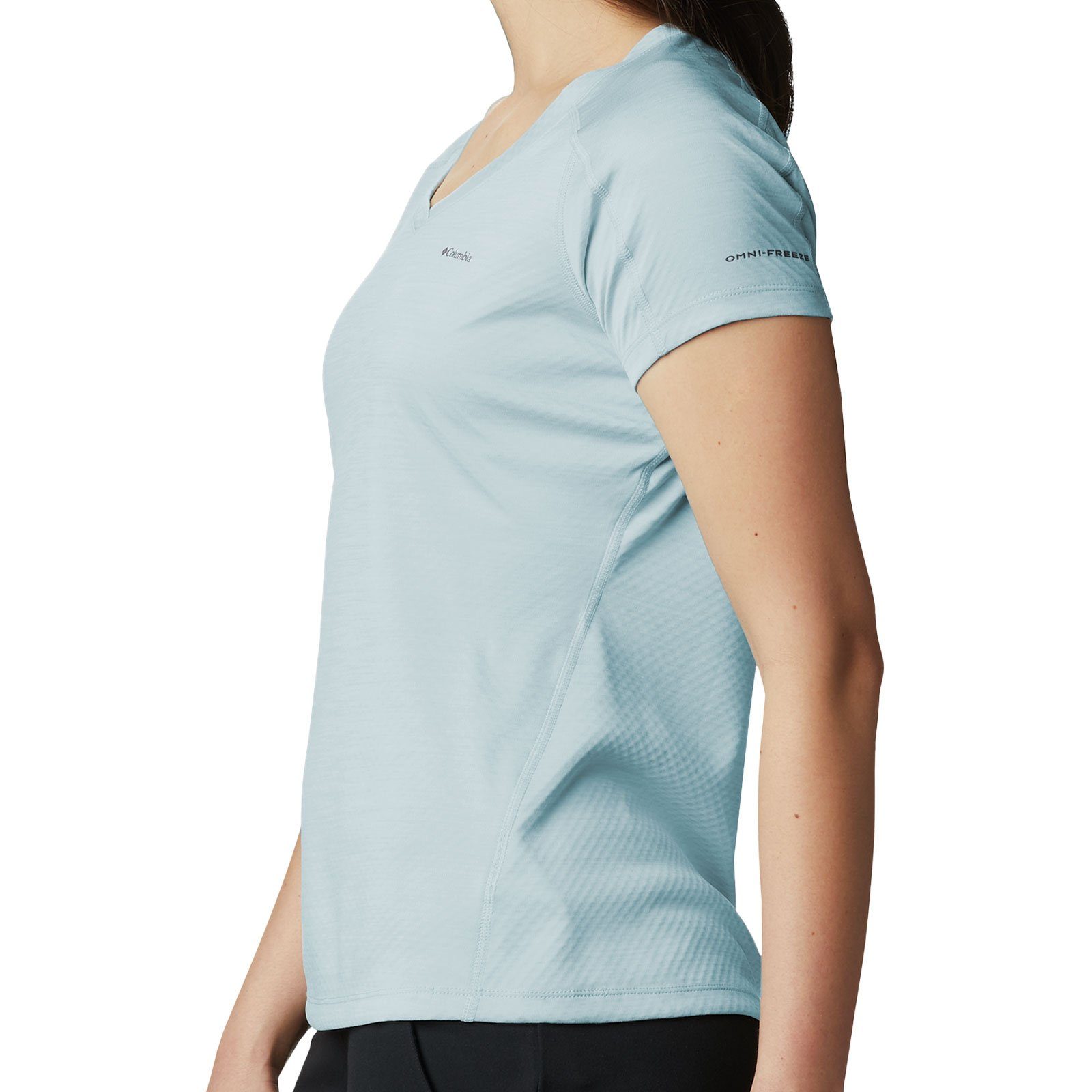 Short Sleeve Super-Kühleffekt grey Rules™ 031 cirrus Zero mit Kurzarmshirt Columbia heather Shirt