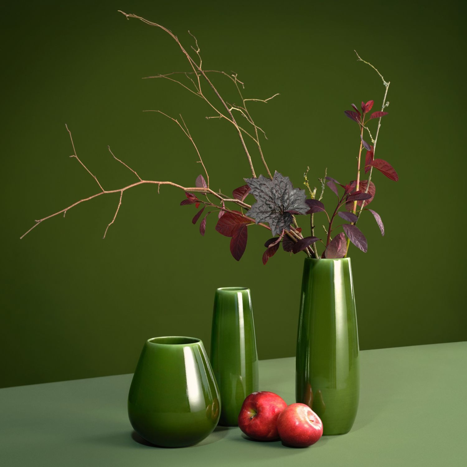 ASA SELECTION Dekovase Ease Rund Verde