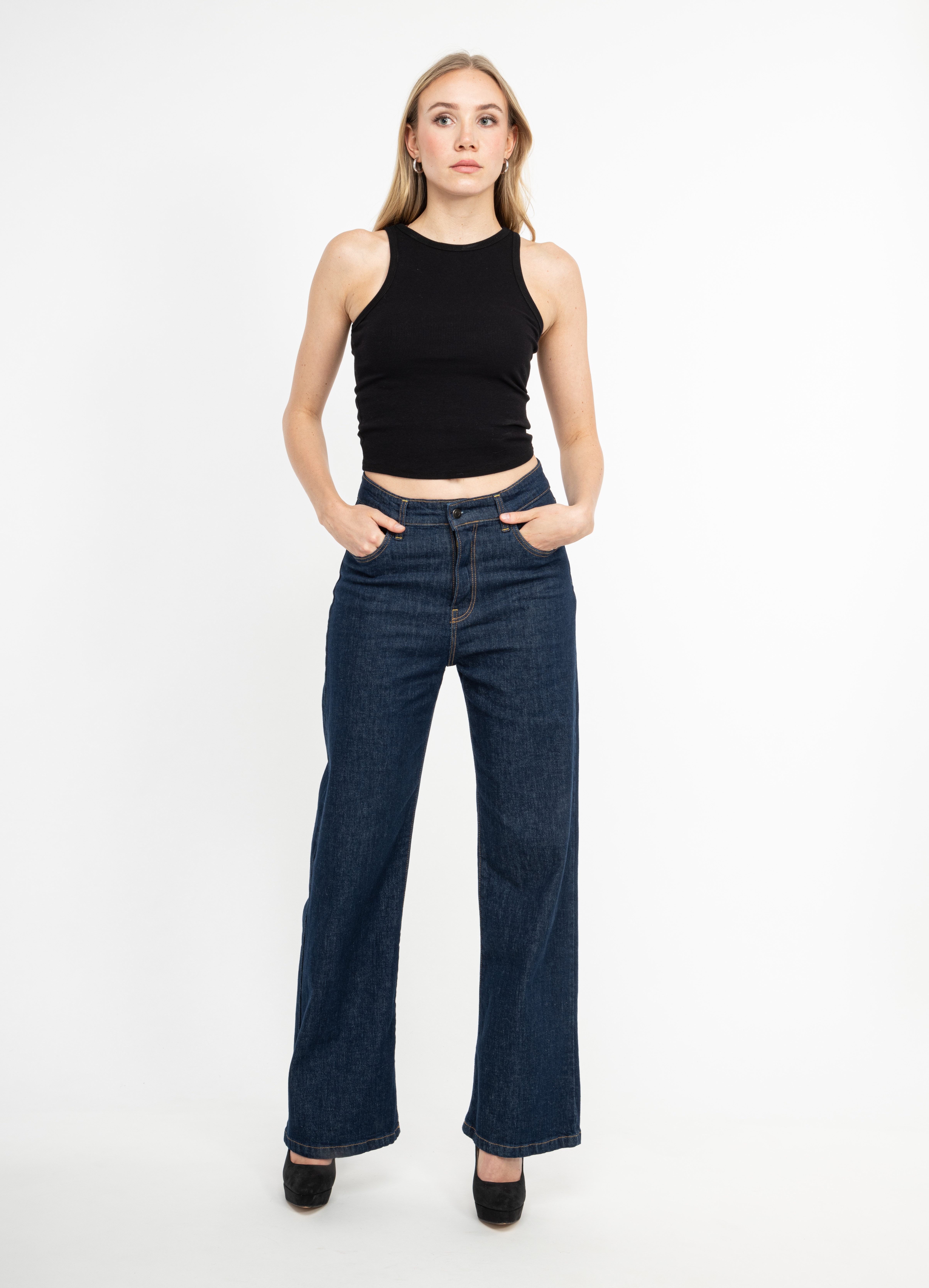 maracujaaa 5-Pocket-Hose 70053 JEANS wide leg extra langes Bein