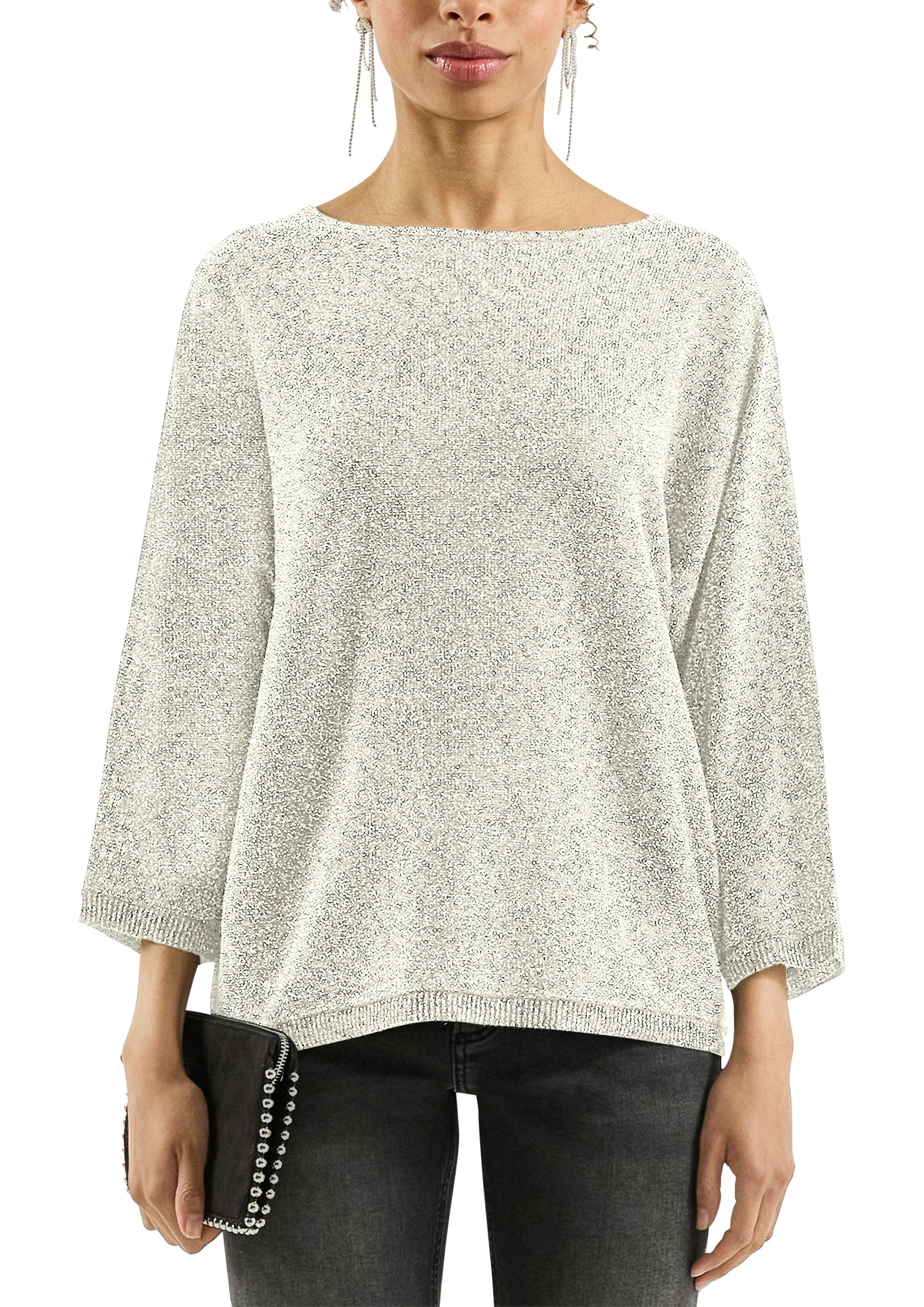 QS Kurzarmpullover günstig online kaufen