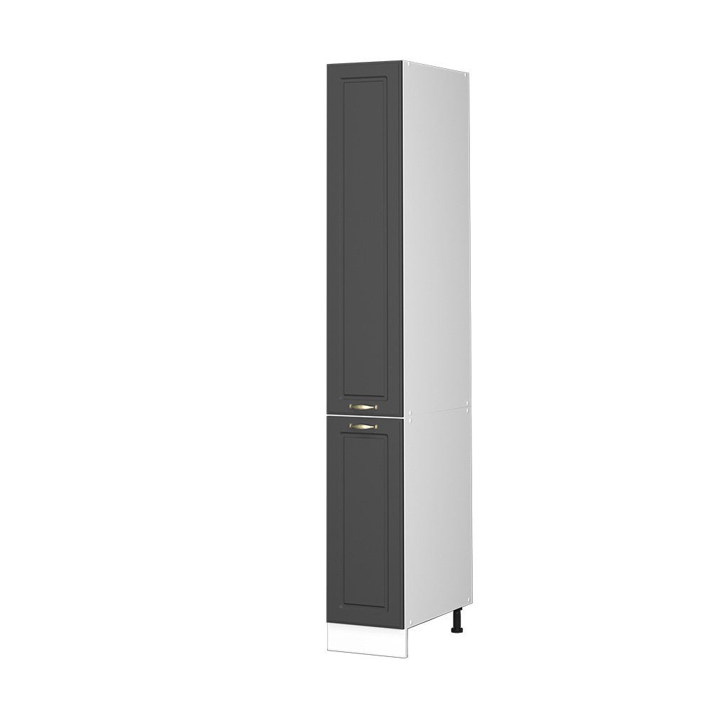 Vicco Hochschrank Fame-Line, Anthrazit-Gold/Weiß, 30 x günstig online kaufen