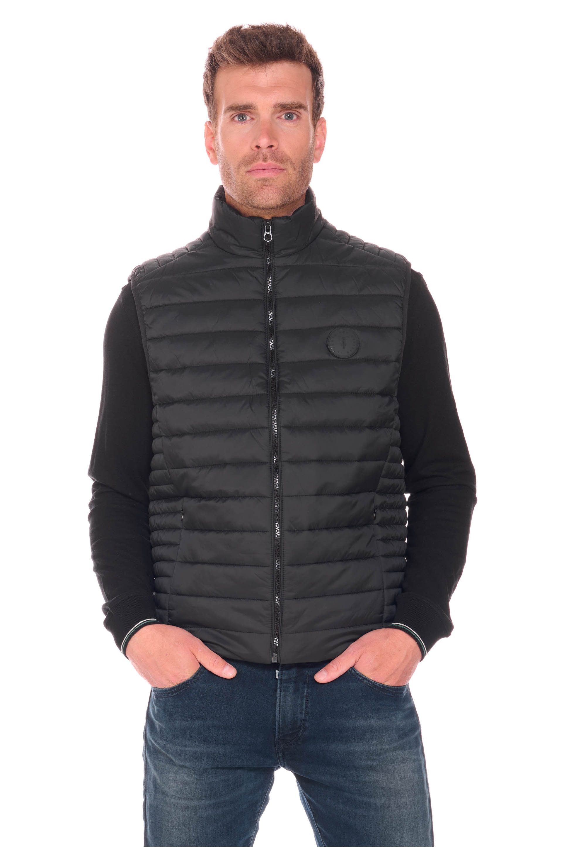 Le Temps Des Cerises Steppweste CROZ mit warmem Stehkragen