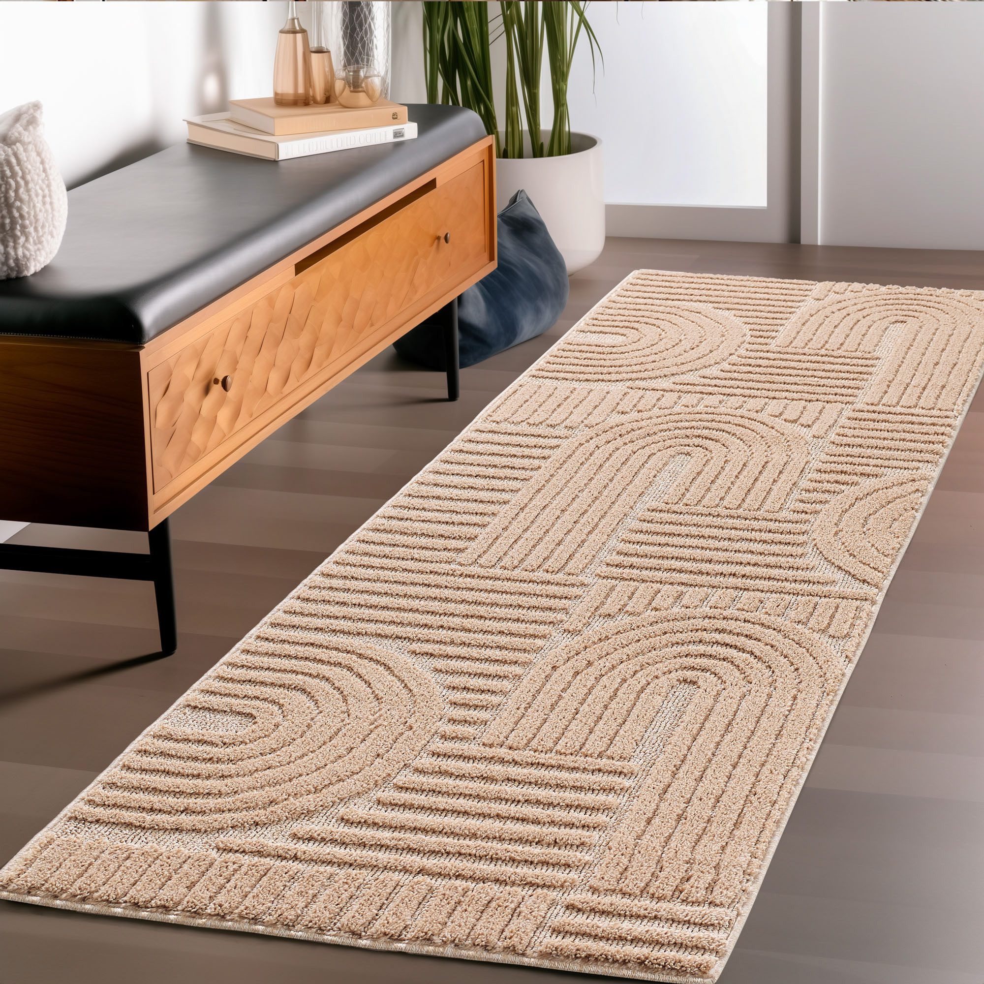 Carpettex Designteppich Skandinavischer Boho, Rechteck, Höhe: günstig online kaufen