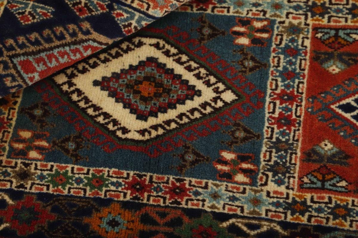 Orientteppich Yalameh Handgeknüpfter Nain Orientteppich rechteckig, mm Trading, Perserteppich, Höhe: 12 / 79x128