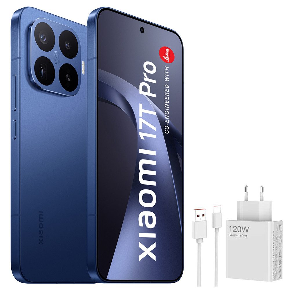 Xiaomi 17T Pro 12+512GB Smartphone & 120W HyperCharge Handy (50 MP Kamera)