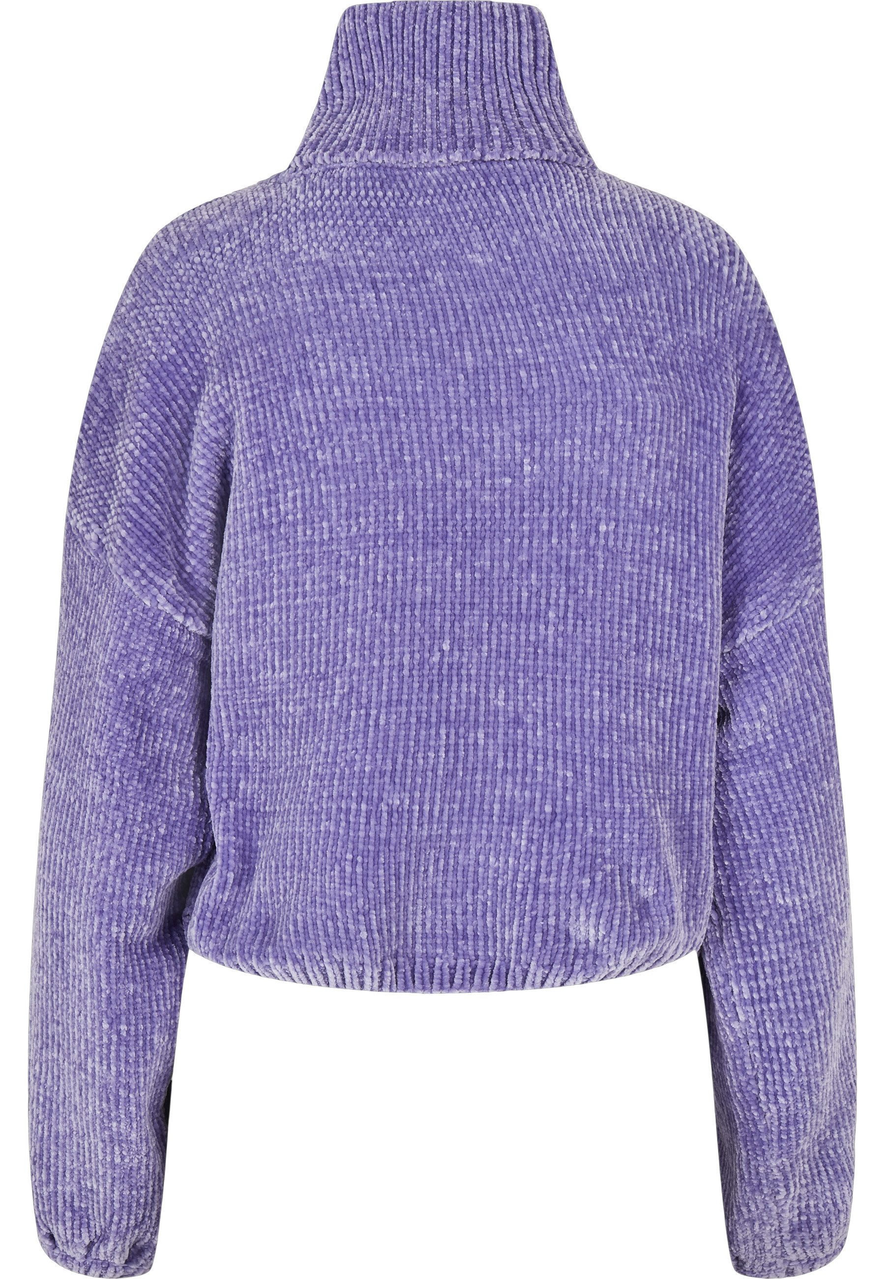 URBAN CLASSICS Sweatshirt Urban Classics Damen Ladies Short Chenille Turtle günstig online kaufen