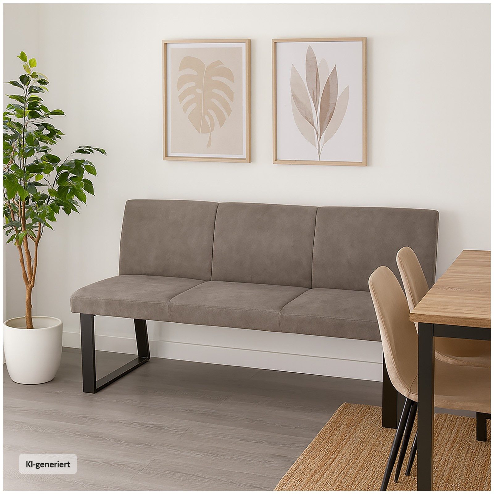 HTI-Living Polsterbank Sitzbank Vemal (1 Stück, 1-St., 1 Sitzbank), Polsterbank Esszimmerbank