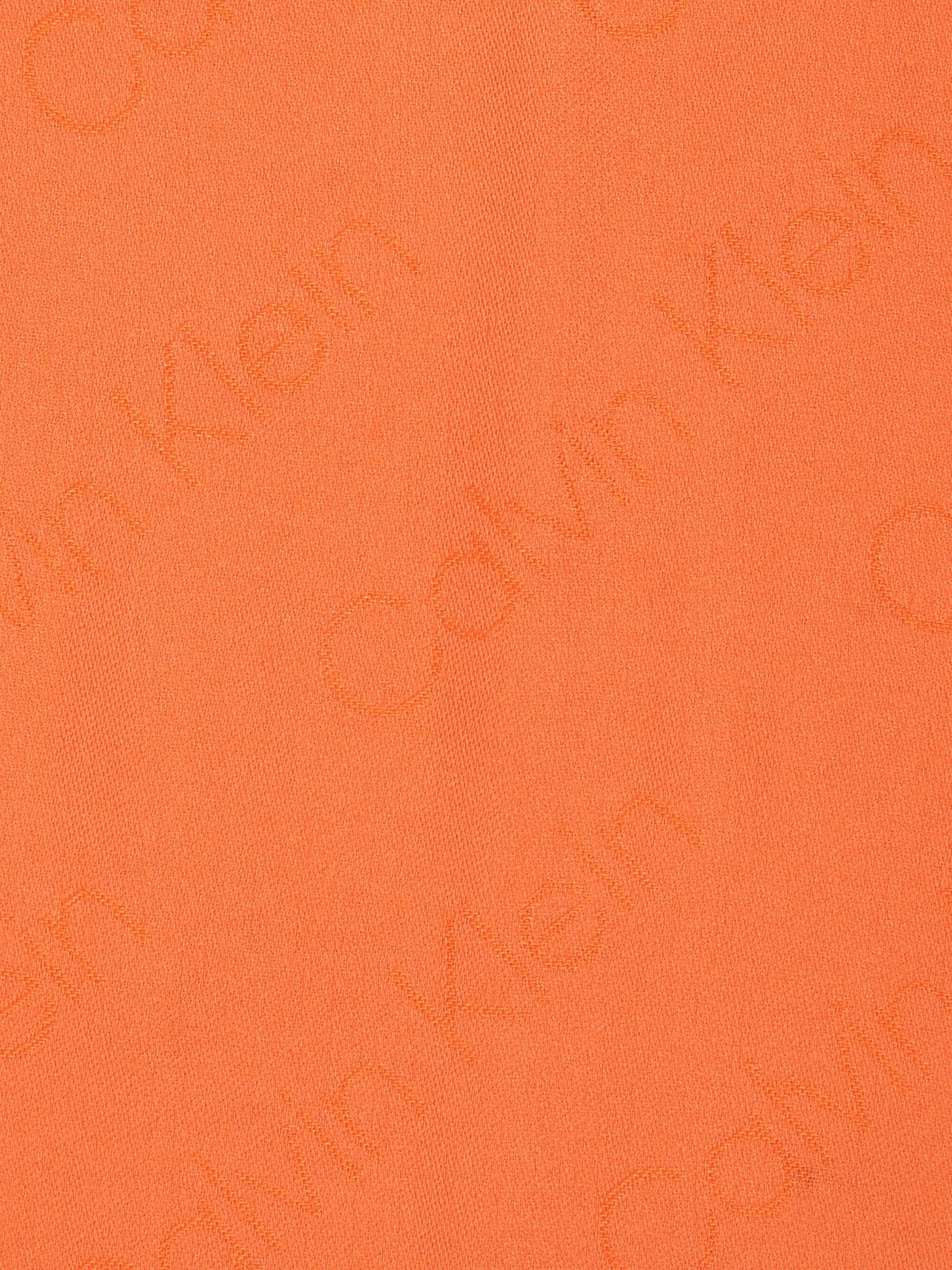 Klein orange-weiß Calvin 70X180 JQ LOGO SCARF Schal O/PRINT