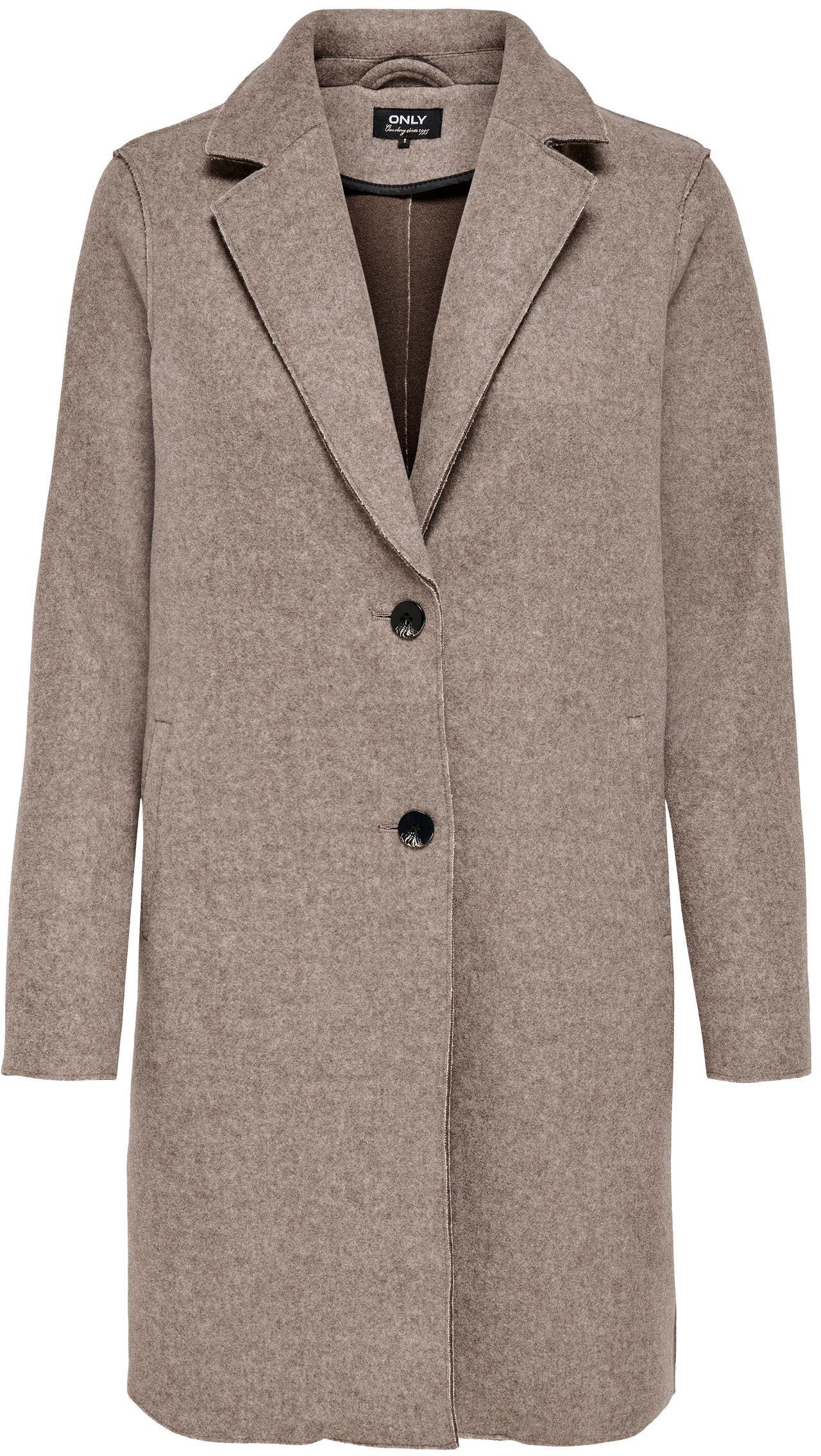 ONLY Kurzmantel BONDED braun-meliert ONLCARRIE COAT