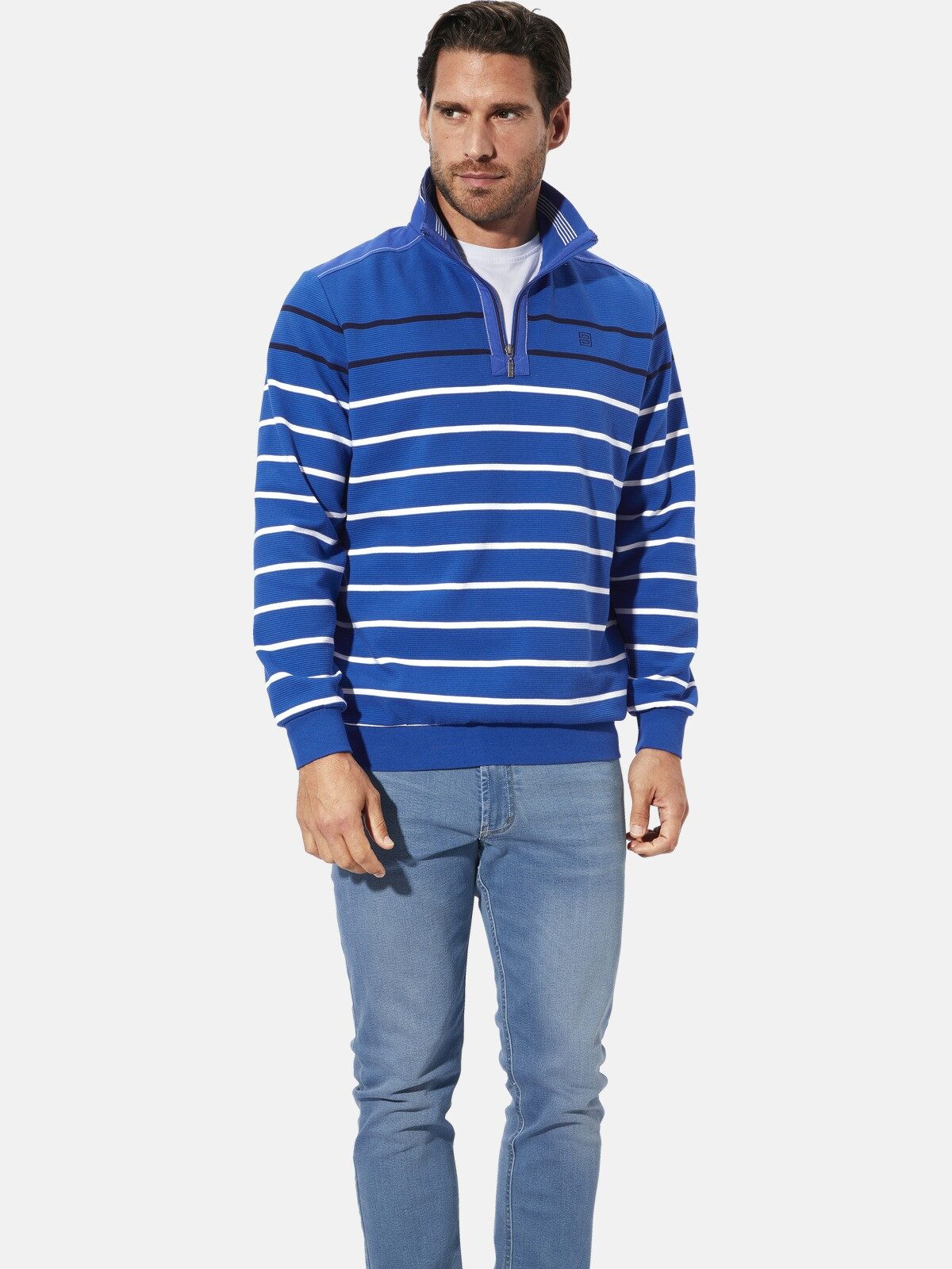 Babista Sweatshirt MODASTELLA mit hohem Troyer-Kragen günstig online kaufen