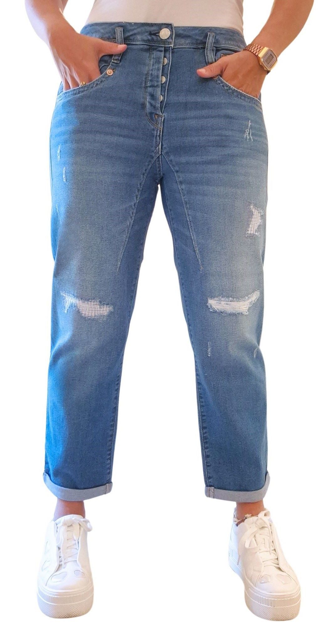 Herrlicher Destroyed-Jeans 5840-D9705, Shyra Tap Denim Comfort mit Destroye günstig online kaufen
