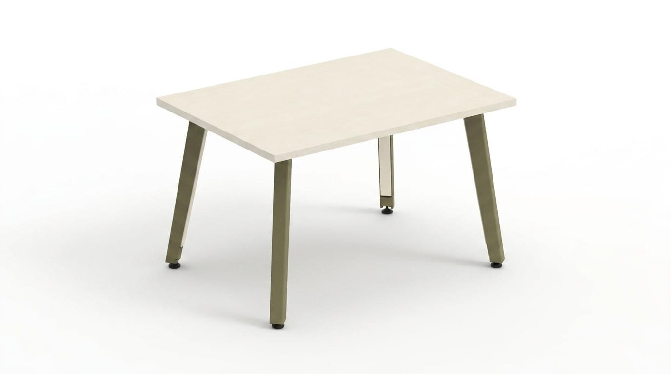 JVmoebel Couchtisch Moderner Couchtisch Holzoptik mit Metallbeinen Wohnzimmertisch, Made in Europa