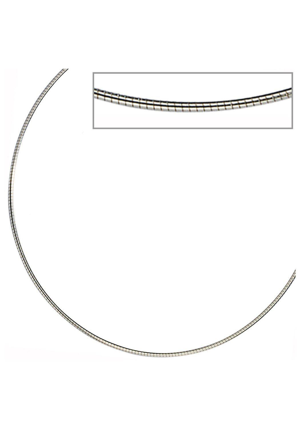 JOBO Halsreif, Edelstahl 42 cm 1,0 mm si...