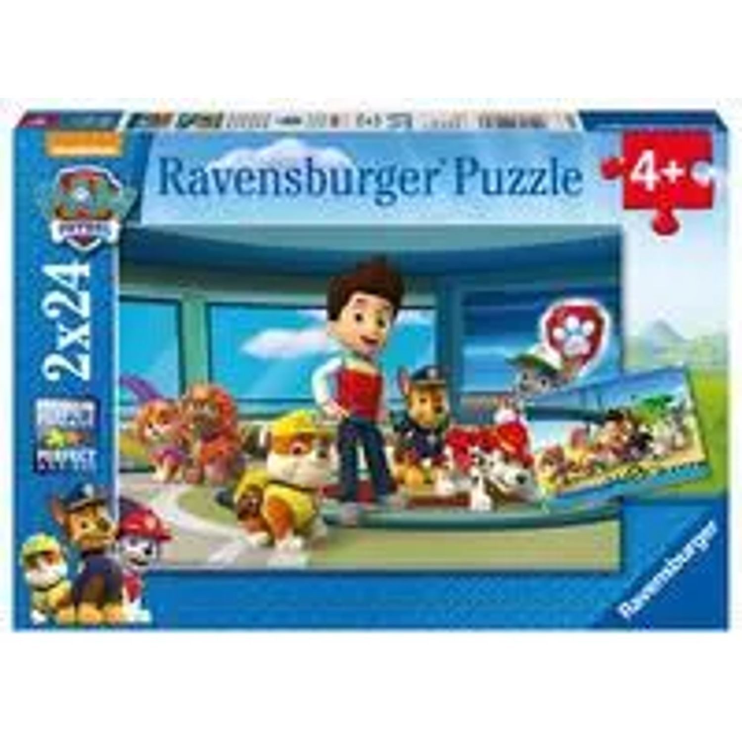 Ravensburger Puzzle Hilfsbereite Spürnasen 2 x 24 Teile Puzzle, 24 Puzzleteile