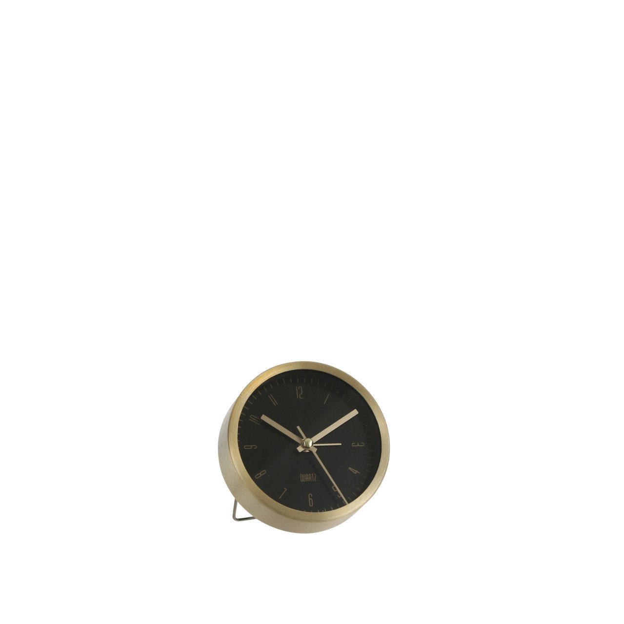 Mica Decorations Tischuhr Mica Tischuhr Bonn Ø 9 x H 4 cm schwarz günstig online kaufen
