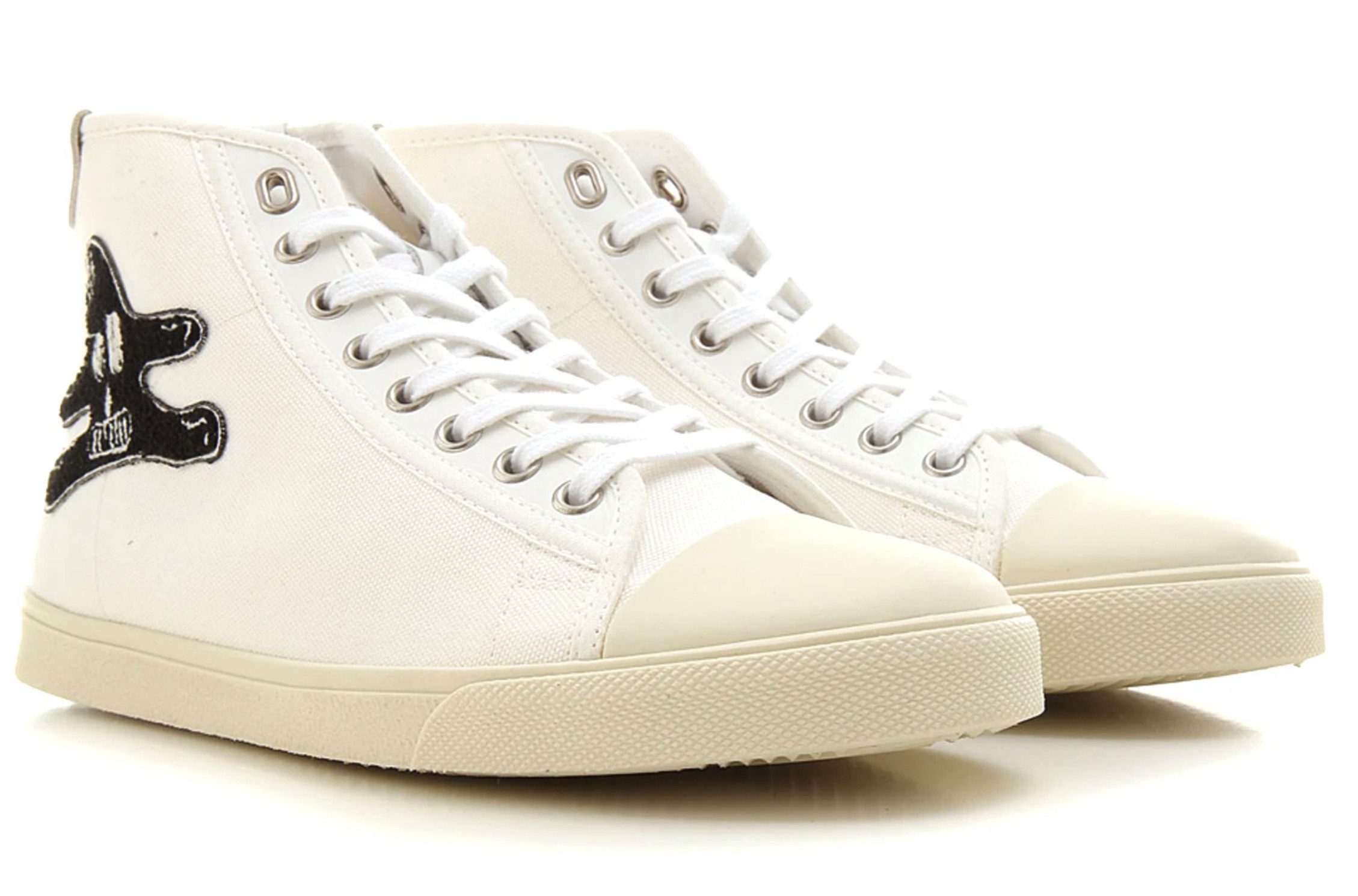 x André Butzer High-Top Limited Schuhe 'Blank' Weiß Sneaker