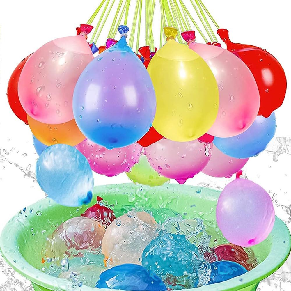 Cbei Verpackungsballon wasserbomben Set,60 Sekunden Schnell Befüllbare Wasserballon, 100% biologisch abbaubar, 100% umweltfreundlich und kinderfreundlich