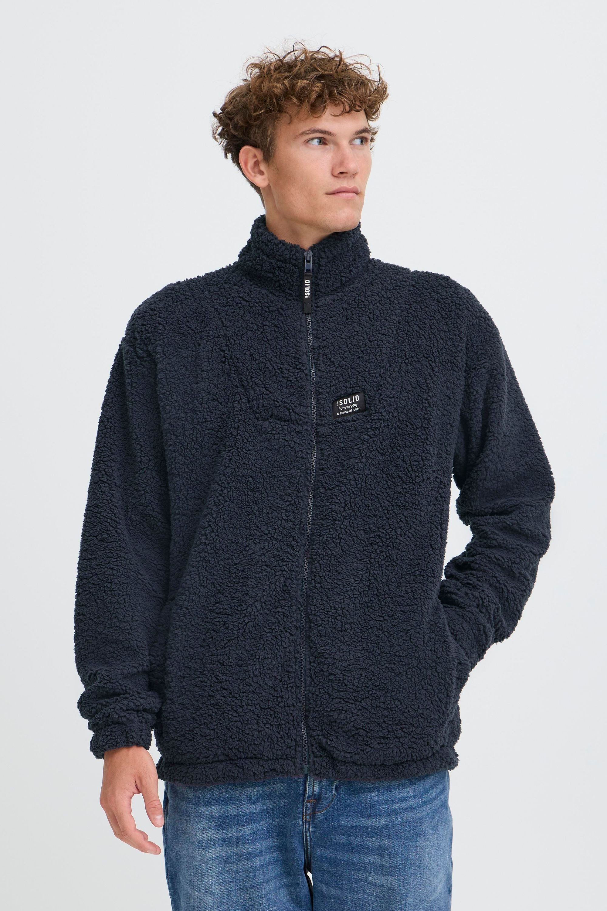 !Solid Trainingsjacke SDPet Modische Zip-Jacke mit Eingrifftaschen