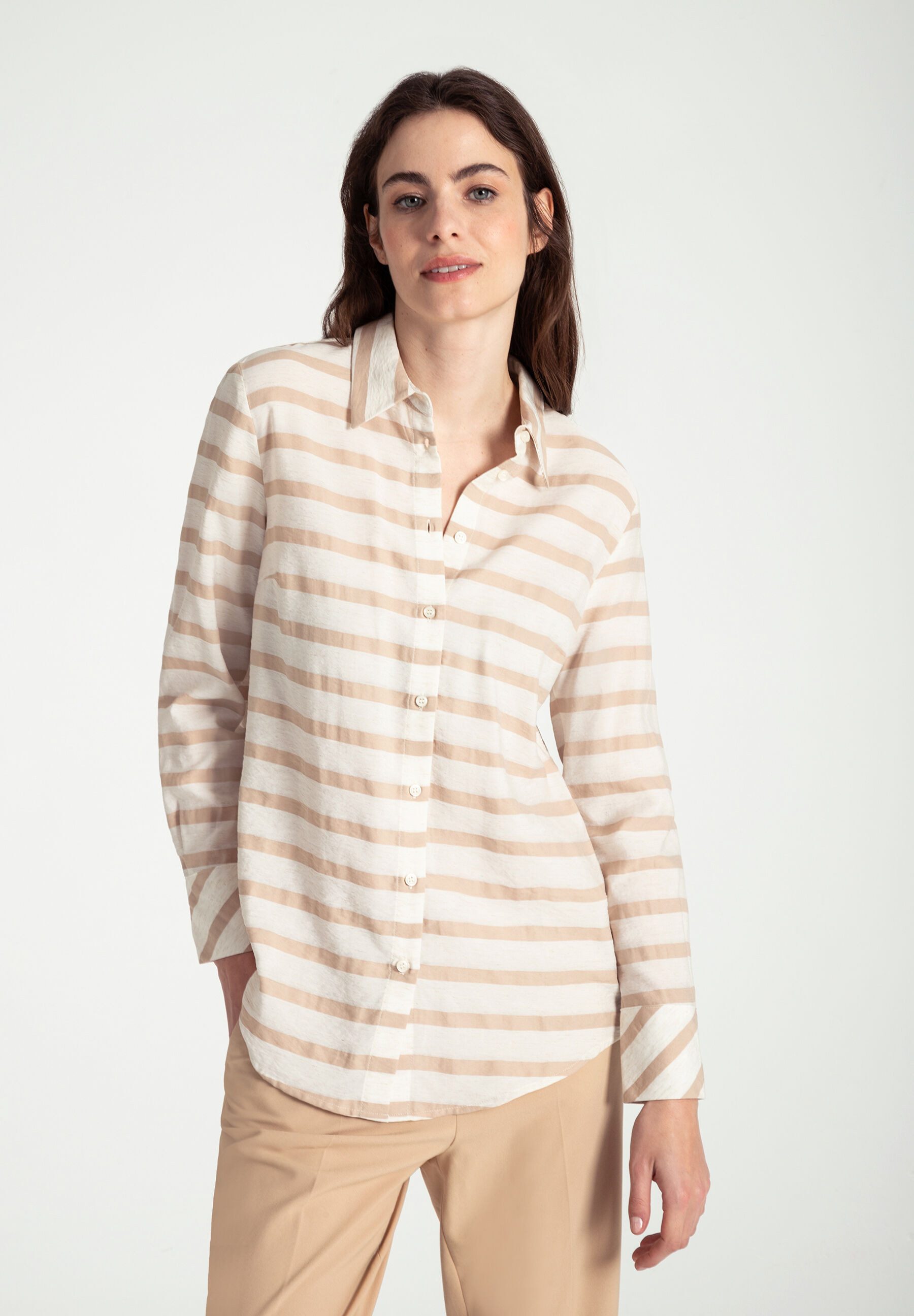 Langarmbluse Longbluse