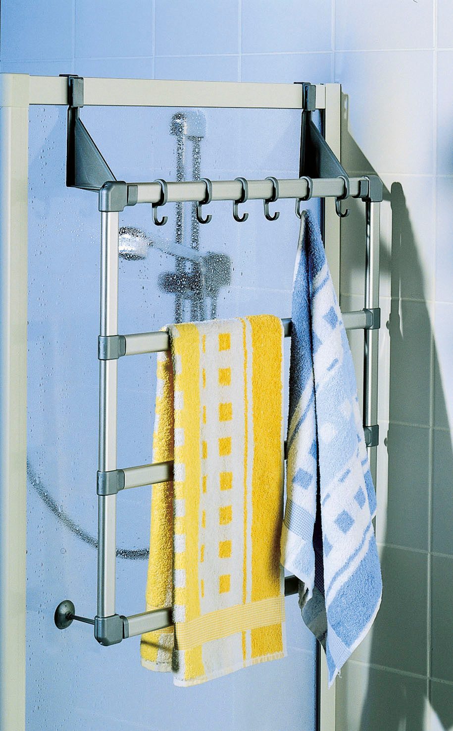 Ruco Handtuchhalter für Tür, Duschkabine und Wand, Handtuchstange, Ohne Boh günstig online kaufen