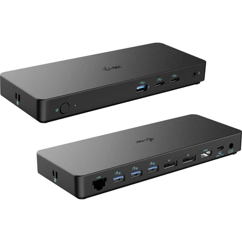 I-TEC Laptop-Dockingstation USB-C Triple Display Docking Station Gen 2 Pro + Power
