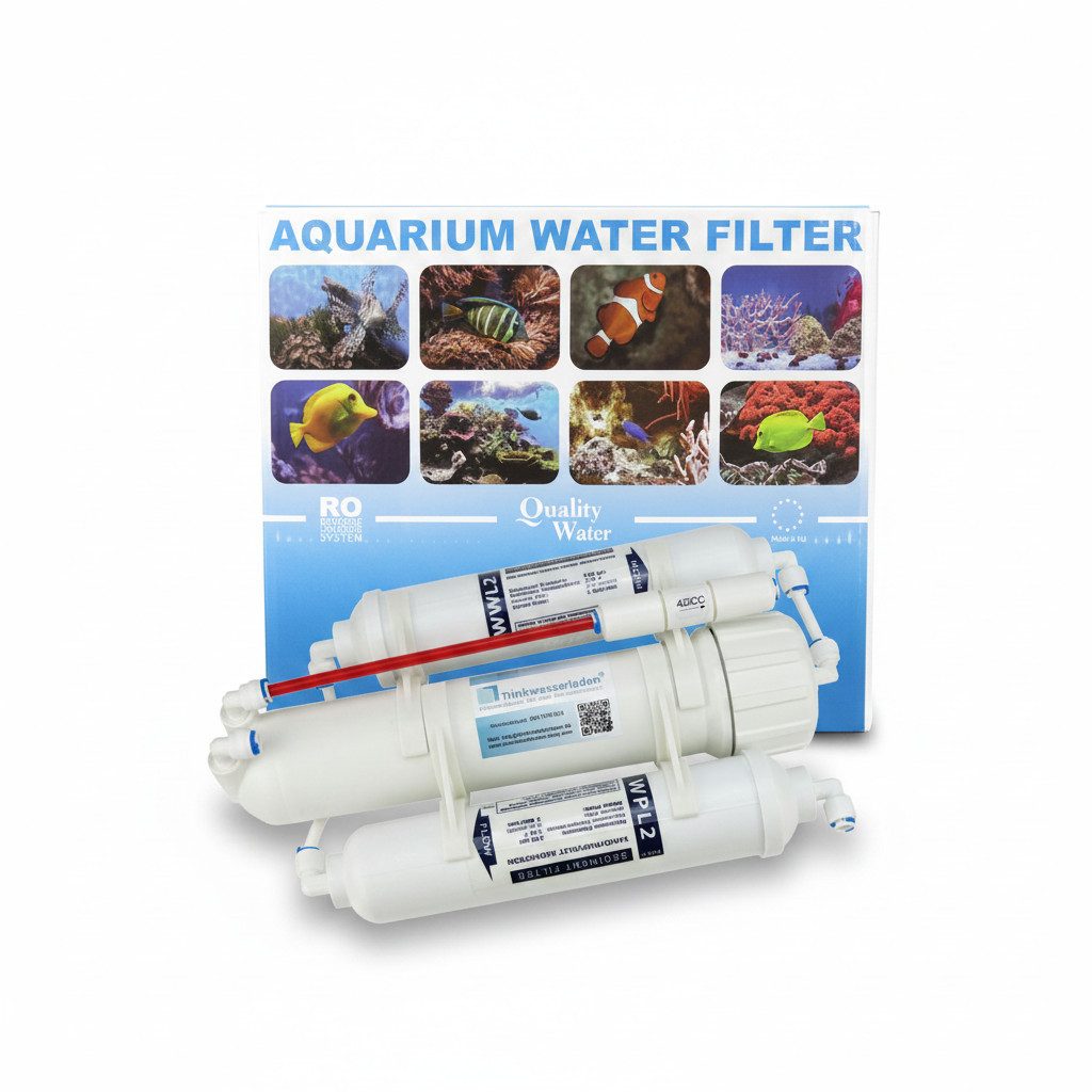 Trinkwasserladen Aquariumfilter, Umkehrosmose Wasserfilter RO3 - transportabel, Aquarianer
