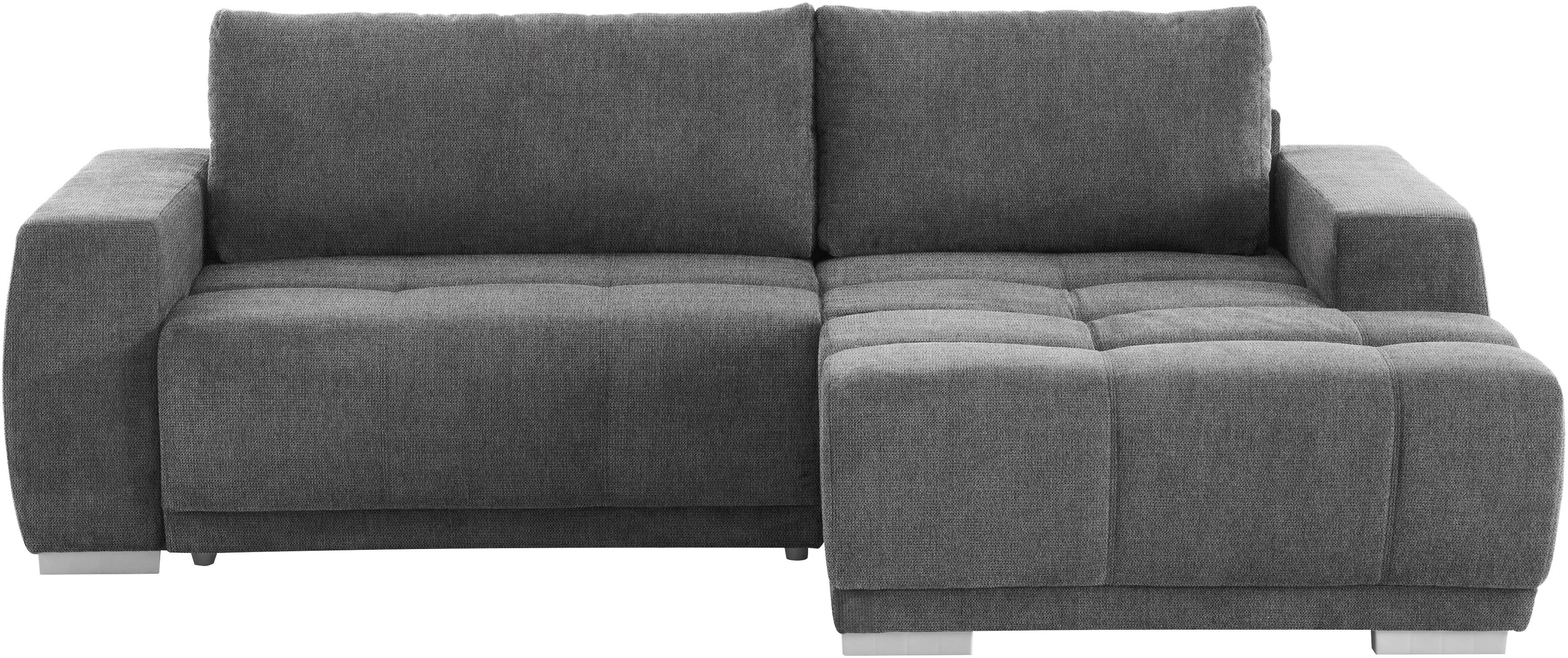 INOSIGN Ecksofa "Bolero L-Form", wahlweise mit Bettfunktion & Bettkasten günstig online kaufen