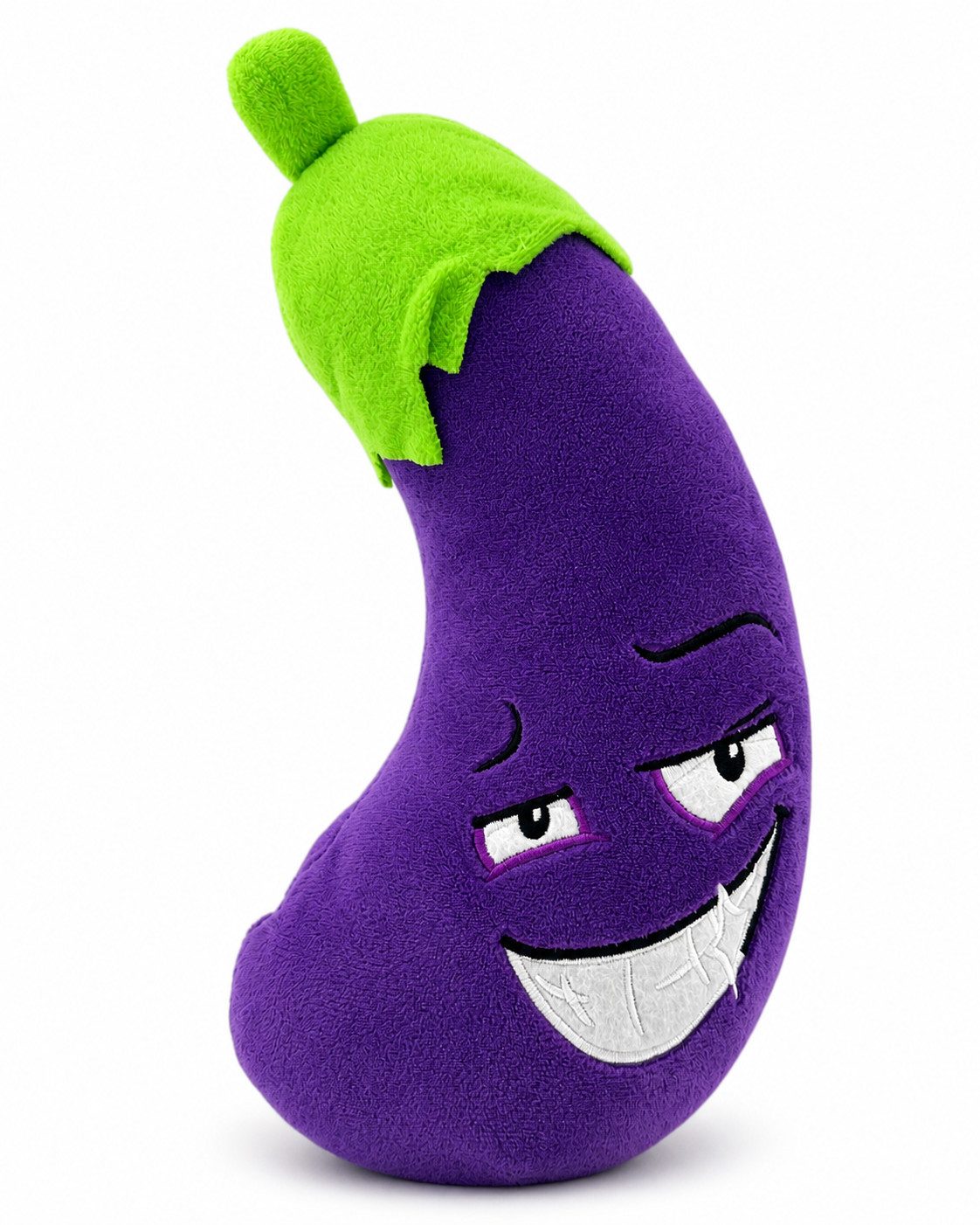 soma Kuscheltier Plüschtier Boba Aubergine Kuscheltier Gemüse 18 cm Kaufladenzubehör (1-St), Super weicher Plüsch Stofftier Kuscheltier für Kinder zum spielen