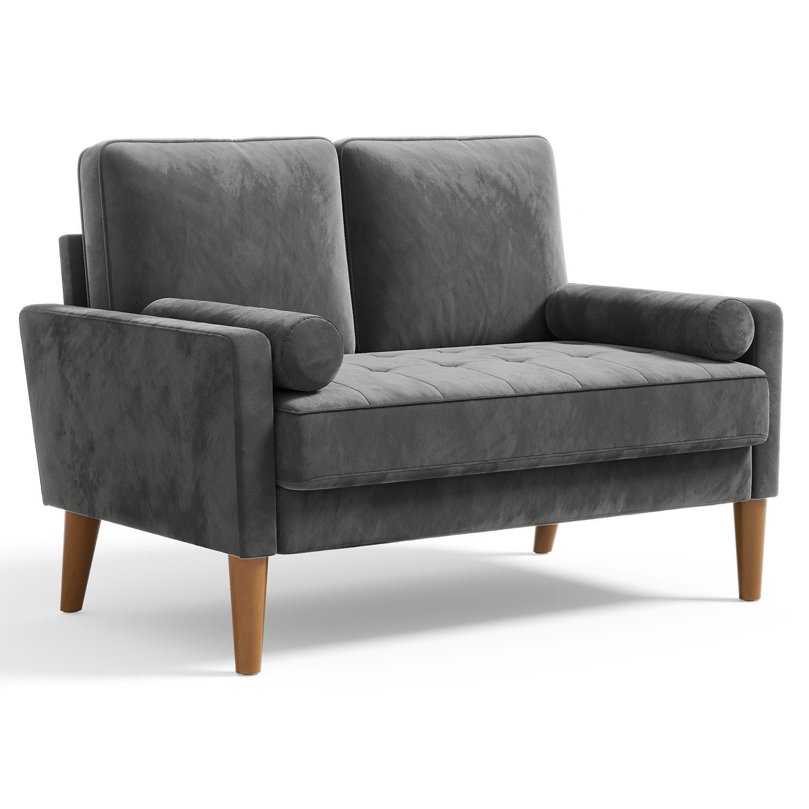 ToteBox 2-Sitzer 121CM Kleine Samt Sofa günstig online kaufen