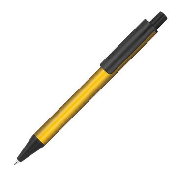 Livepac Office Kugelschreiber 10 Kugelschreiber aus Metall / Farbe: metallic gold