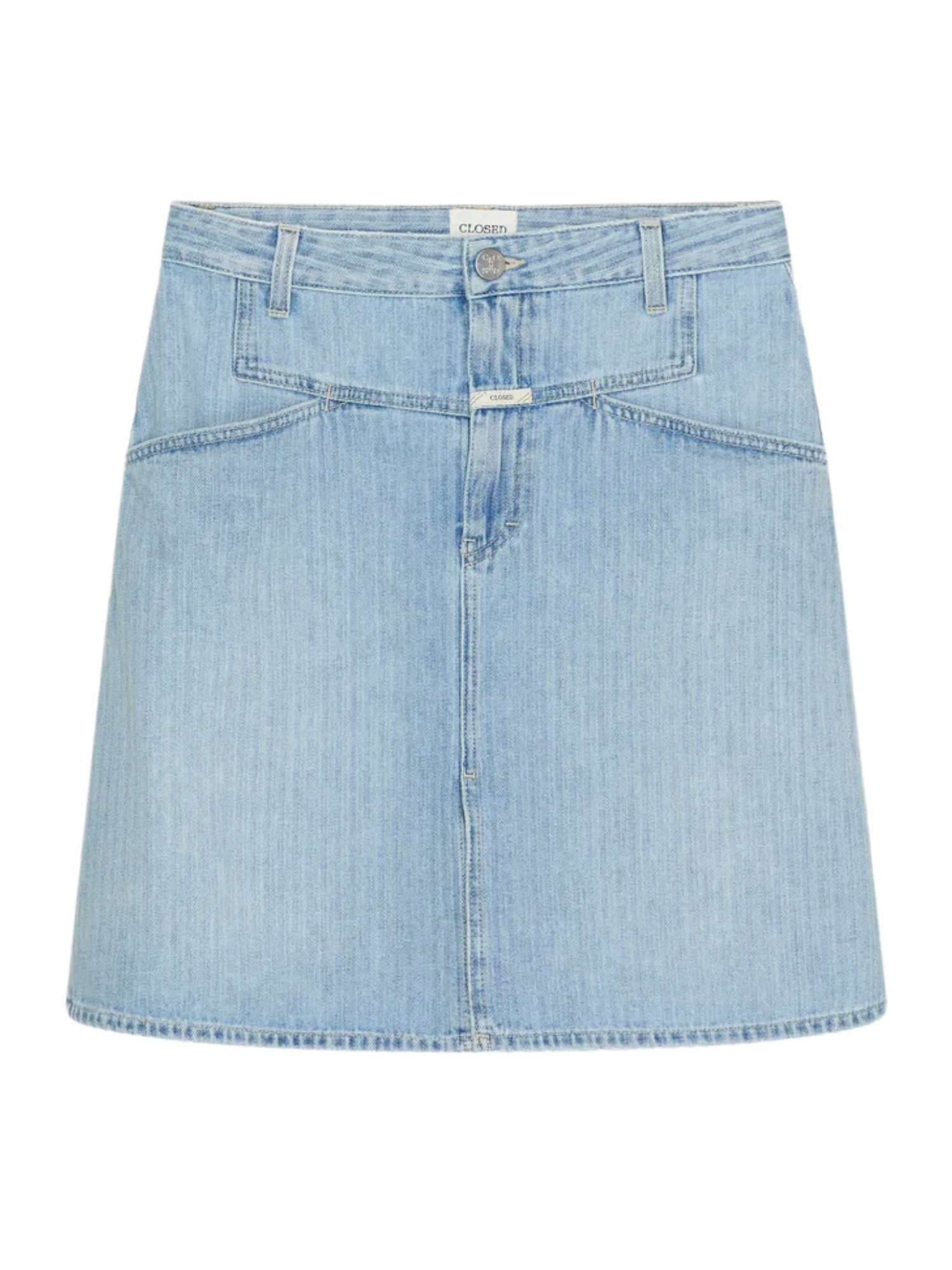 CLOSED A-Linien-Rock blau,Casual,Baumwolle,Unifarben,Regular Fit