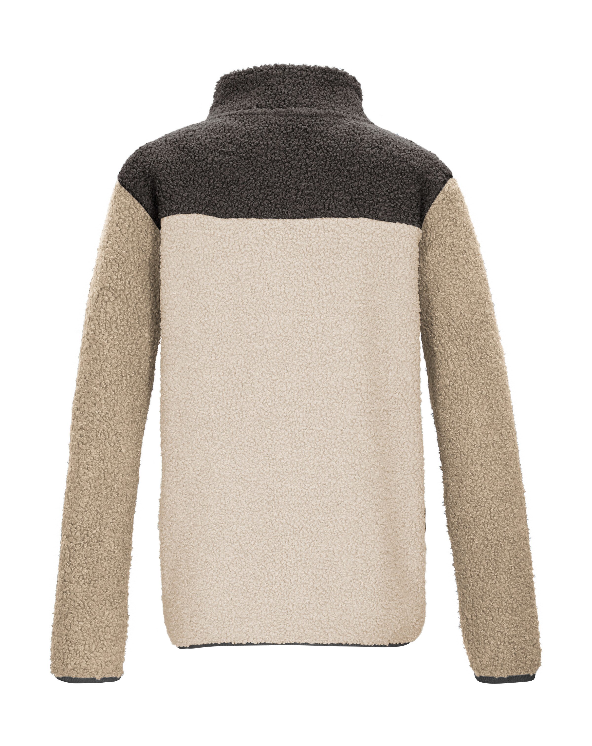 Killtec Fleecejacke KOW 143 BYS FLC JCKT Weiche Sherpa Fleecejacke, Kinnschutz, elastische Bündchen – Bild 2 von 5