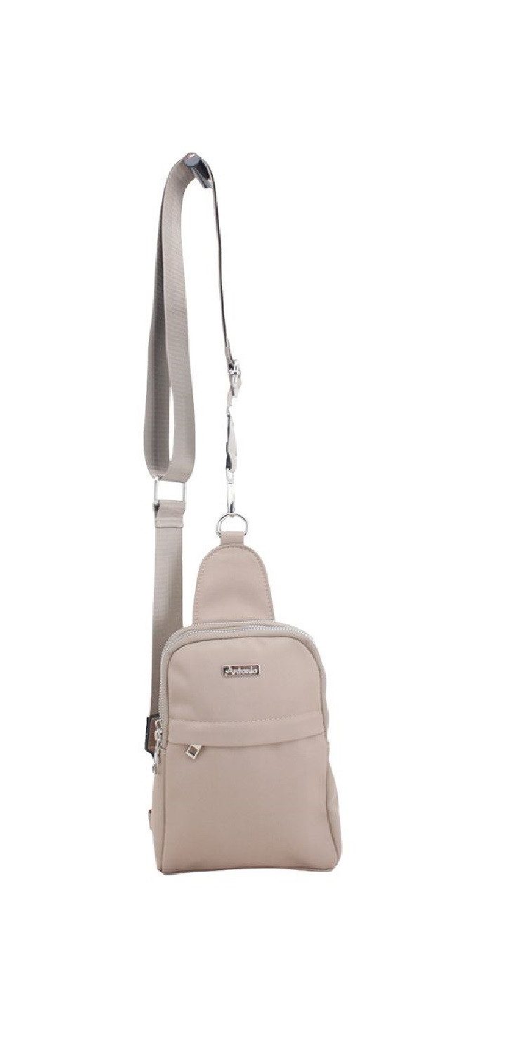 Antonio Shopper Antonio Umhängetasche Handy Bag Handytasche verschiedene Farben Beige