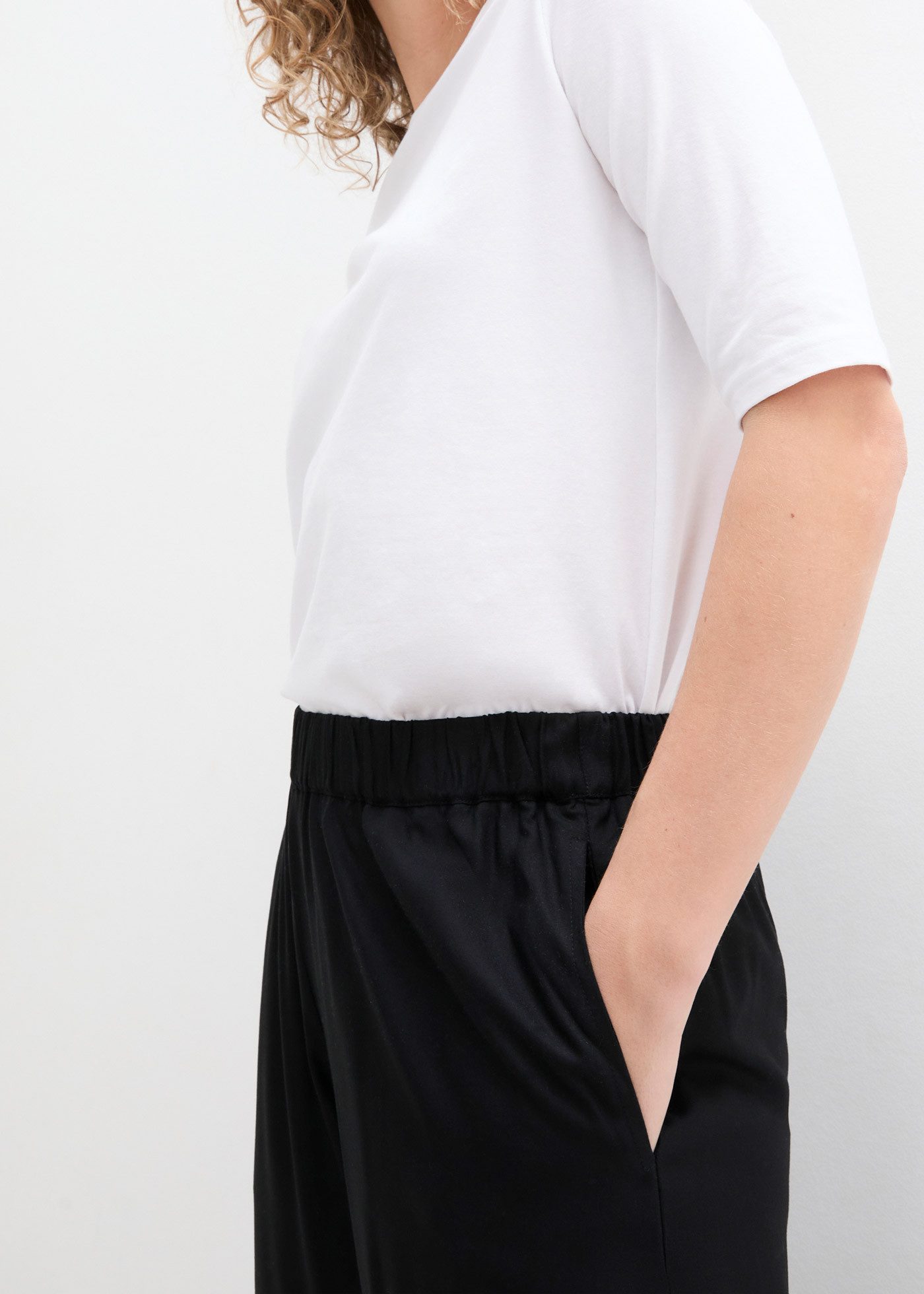 bonprix Culotte mit elastischem Bund und Eingrifftaschen günstig online kaufen